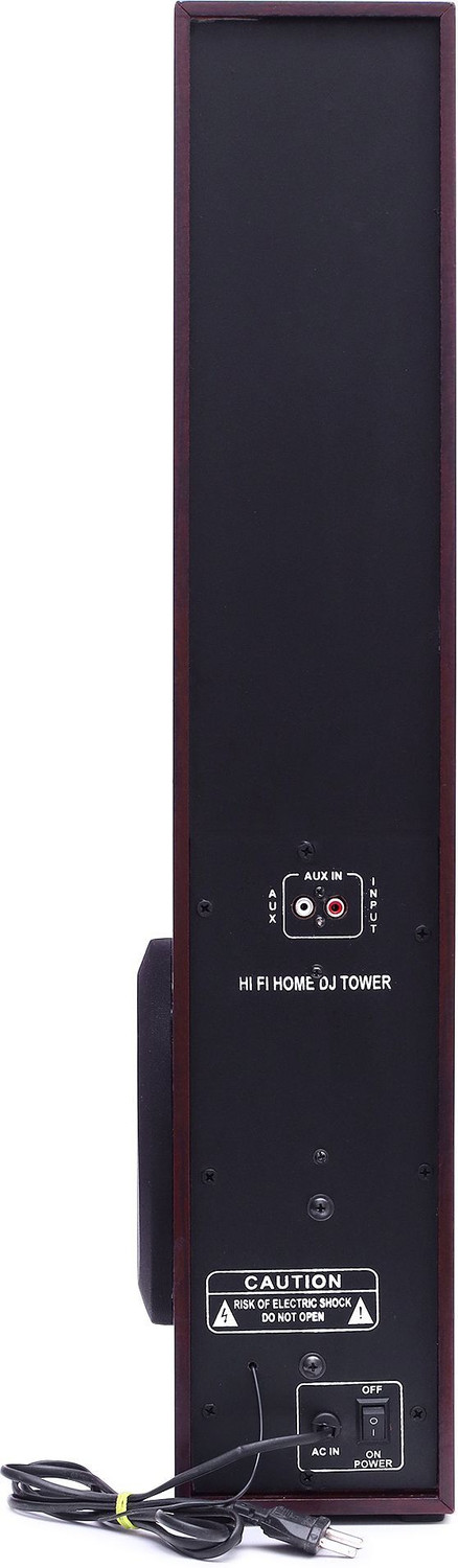Image of Vemax Woody 75W Bluetooth 3.0 Tower Speaker with Karaoke MIC, USB, FM (BIS Certified) 75 W Bluetooth Tower Speaker