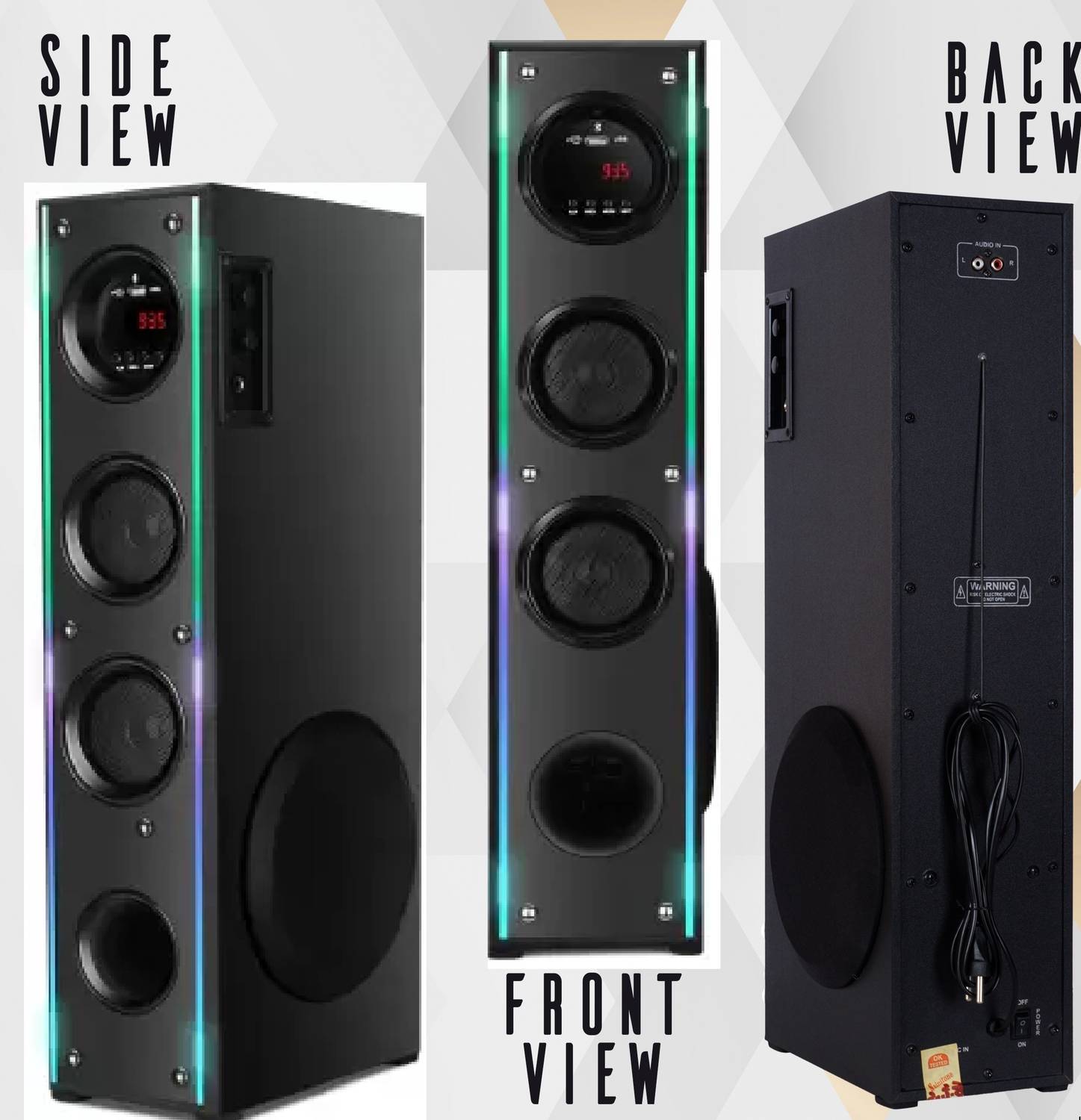 Yoment KI87 Speaker with Sub Woofer, Wooden Cabinet for Excellent