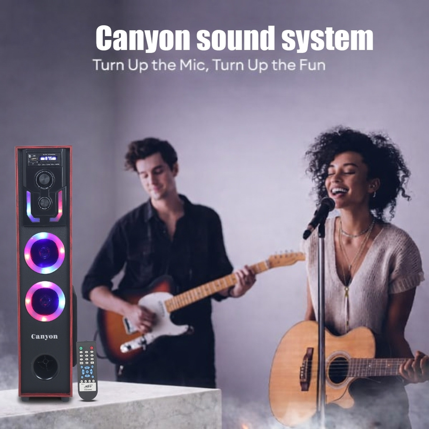 Image of canyon S-05 180 W Bluetooth Tower Speaker