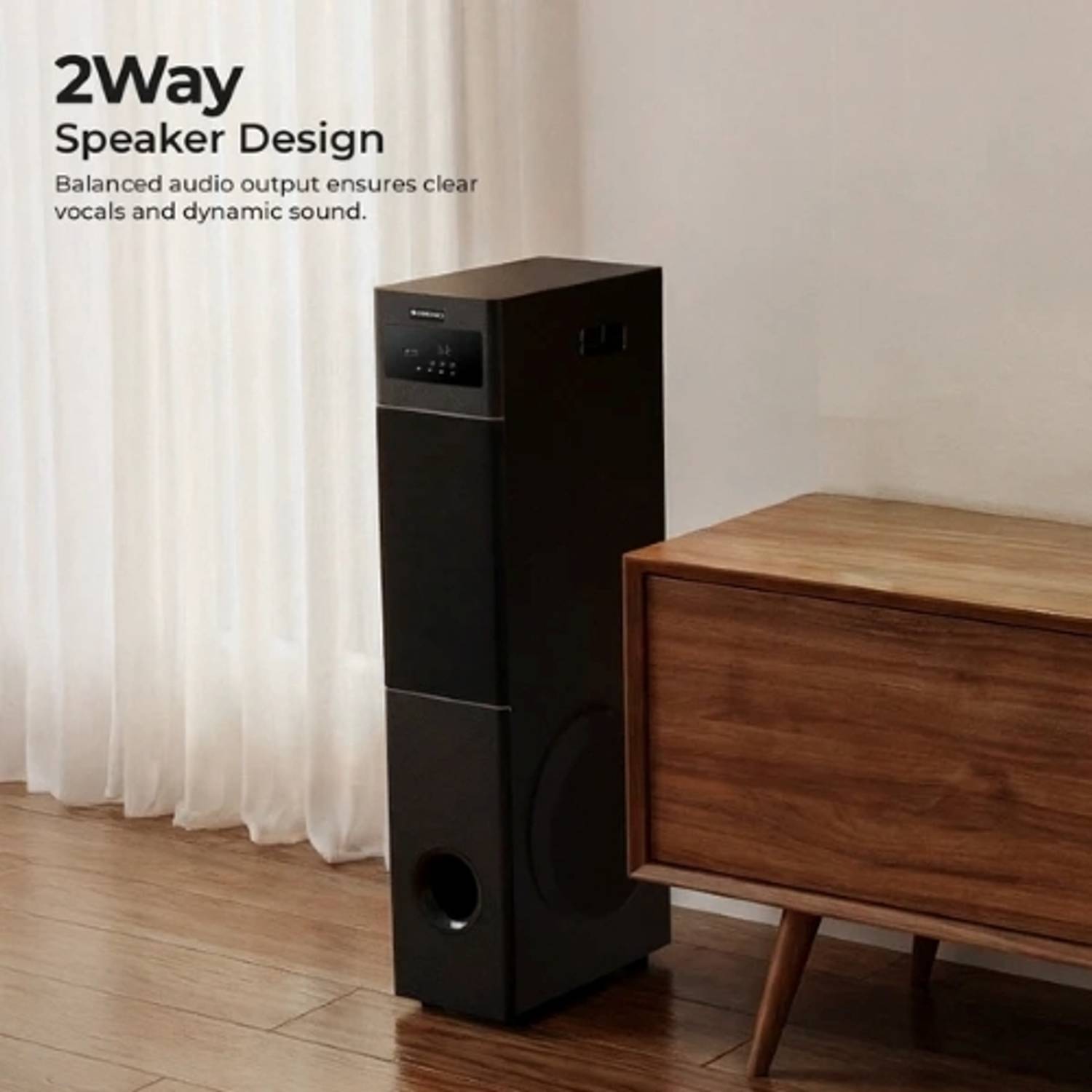 ZEBRONICS GIGA MINI TOWER SPEAKER 50 W Bluetooth Tower Speaker