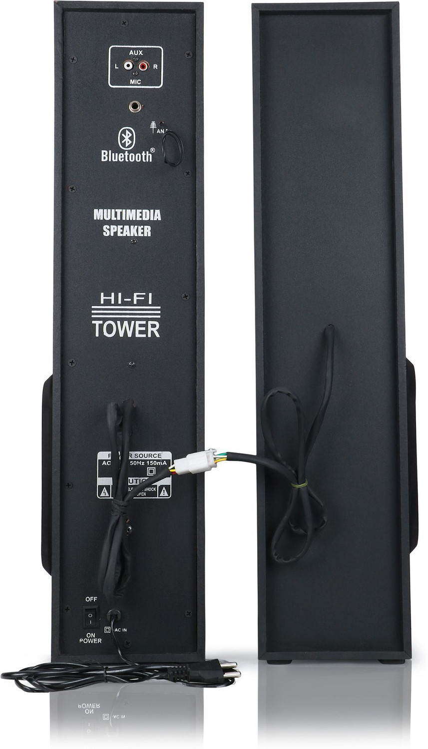 Image of Bencley HDT-03 PRO Double Tower 125 W Bluetooth Tower Speaker