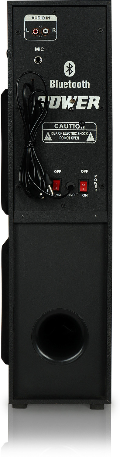Image of Bencley LEGACY PRO DOUBLE WOOFER With Multi-Color Neon Lights 115 W Bluetooth Tower Speaker