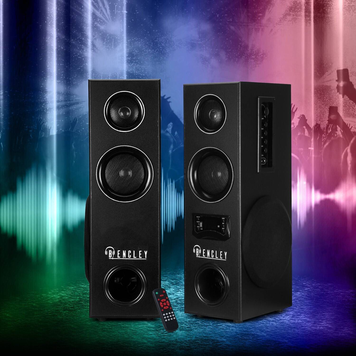 Bencley BLK-THUNDERBIRD 150W Bluetooth Tower Speaker Black - Image 4