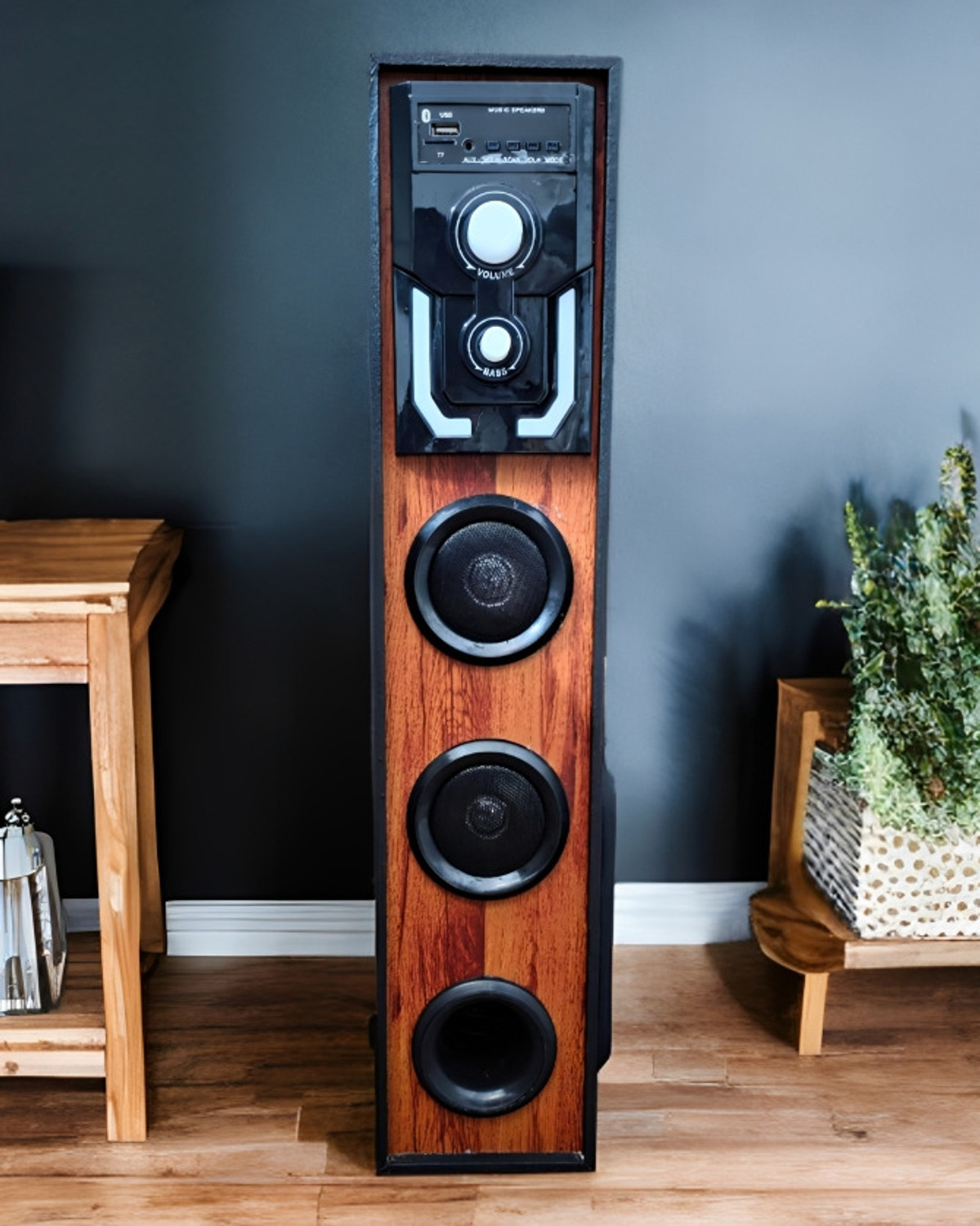 Image of FITEDGE Demand Series High-Performance Tower Speaker 440 W Bluetooth Tower Speaker