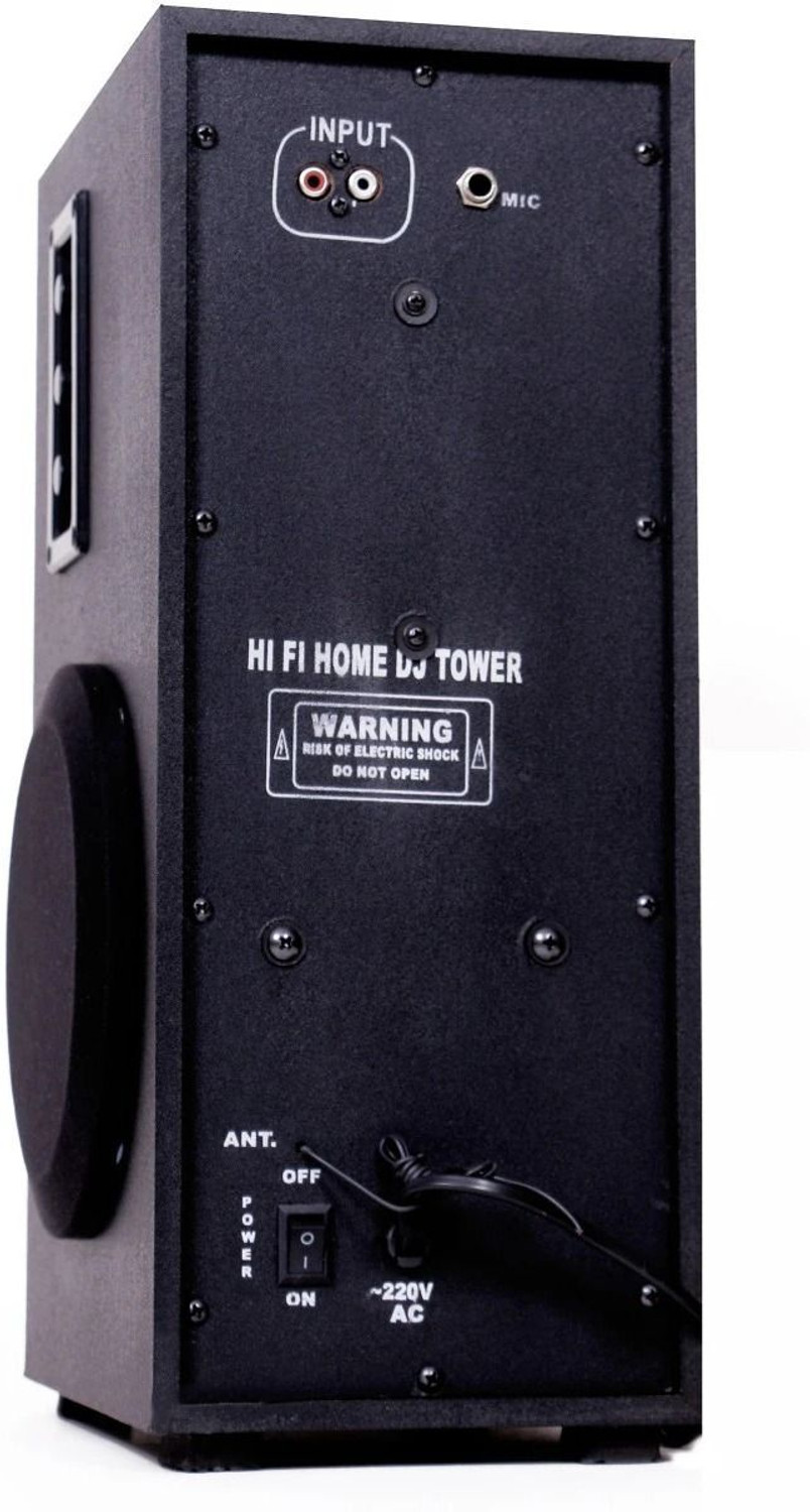Image of prass tower 5.25 inch woofer with 3 inch speaker 50 W Bluetooth Tower Speaker