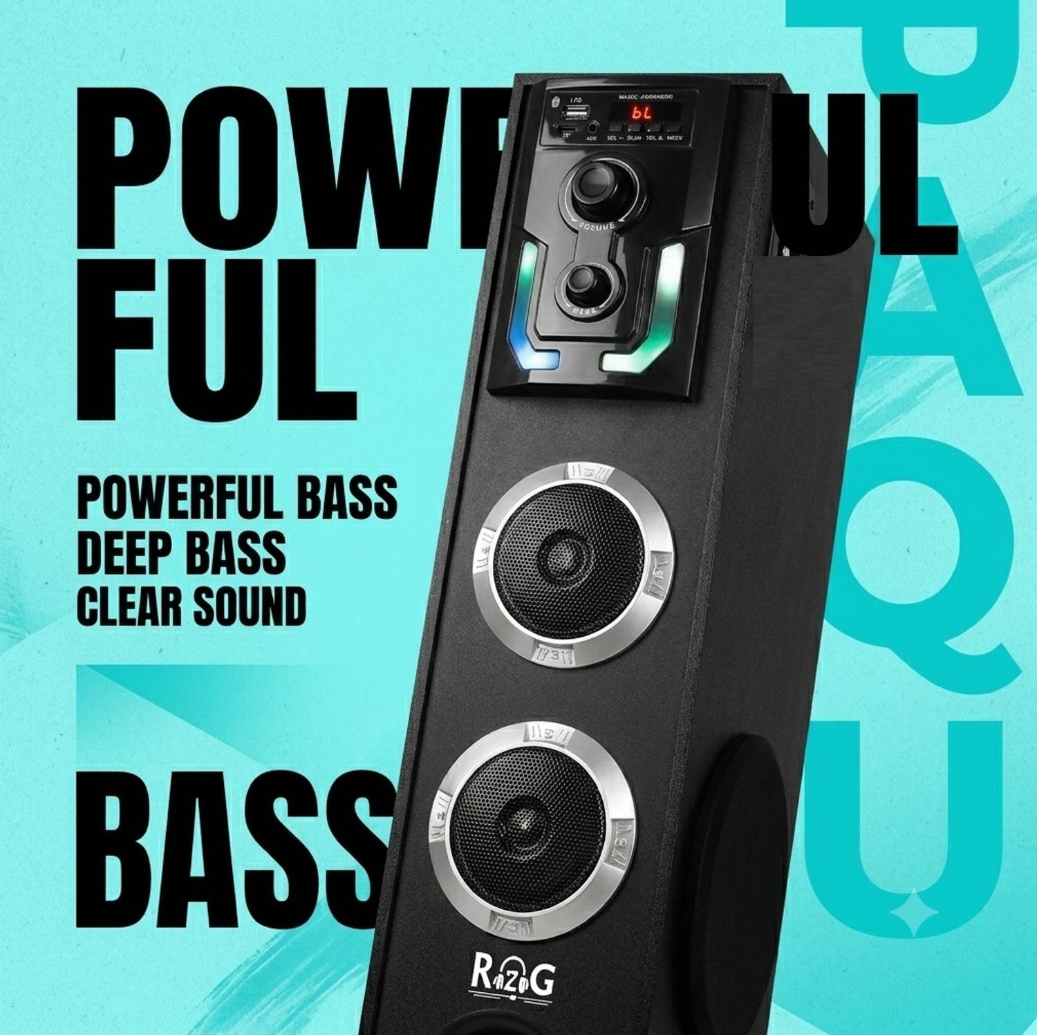 Sendily Apex 30x Woofer 100W Bluetooth Tower Speaker - Image 5