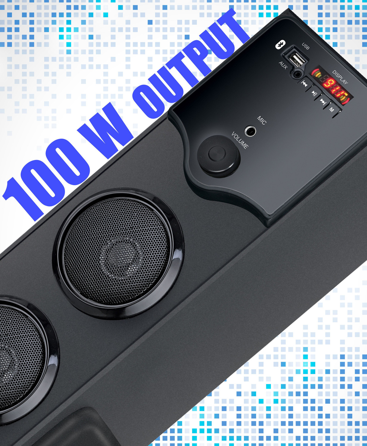 Image of etmax ZALLWA PRO 100W Party Tower Speaker 100 W Bluetooth Tower Speaker