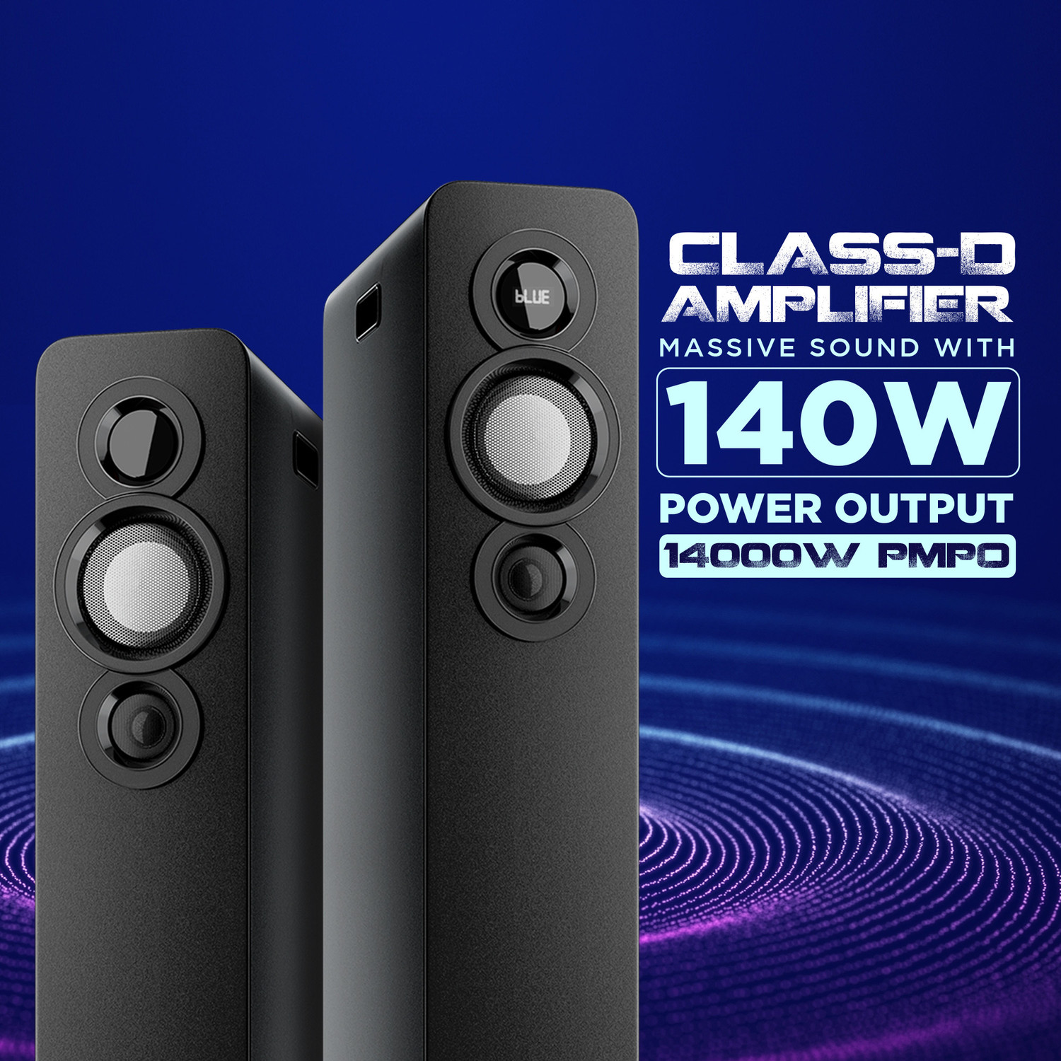 Image of Intex Multimedia TW 13501 FMUB (Dual) 140 W Bluetooth Tower Speaker