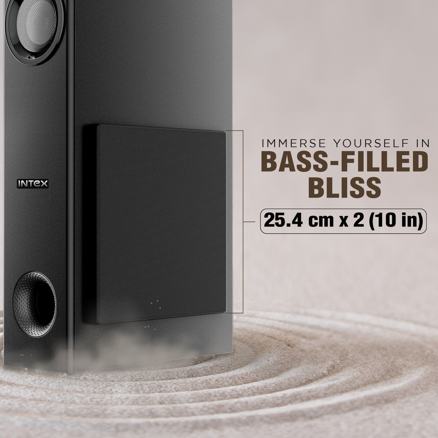 Image of Intex TW-XH 13503 FMUB (Dual) 150 W Bluetooth Tower Speaker
