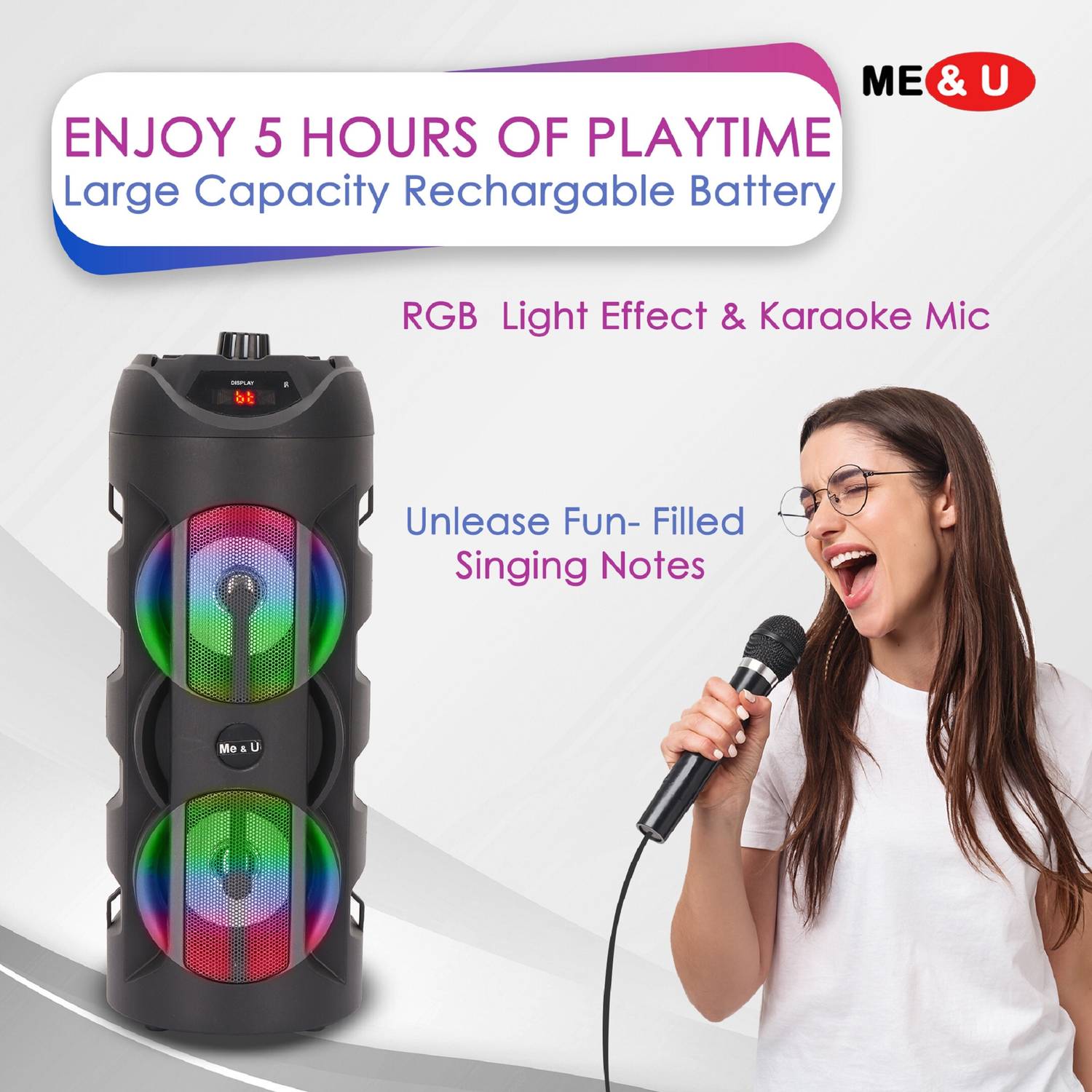 ME&U PartyMatePro 40W Bluetooth Party Speaker - Image 2