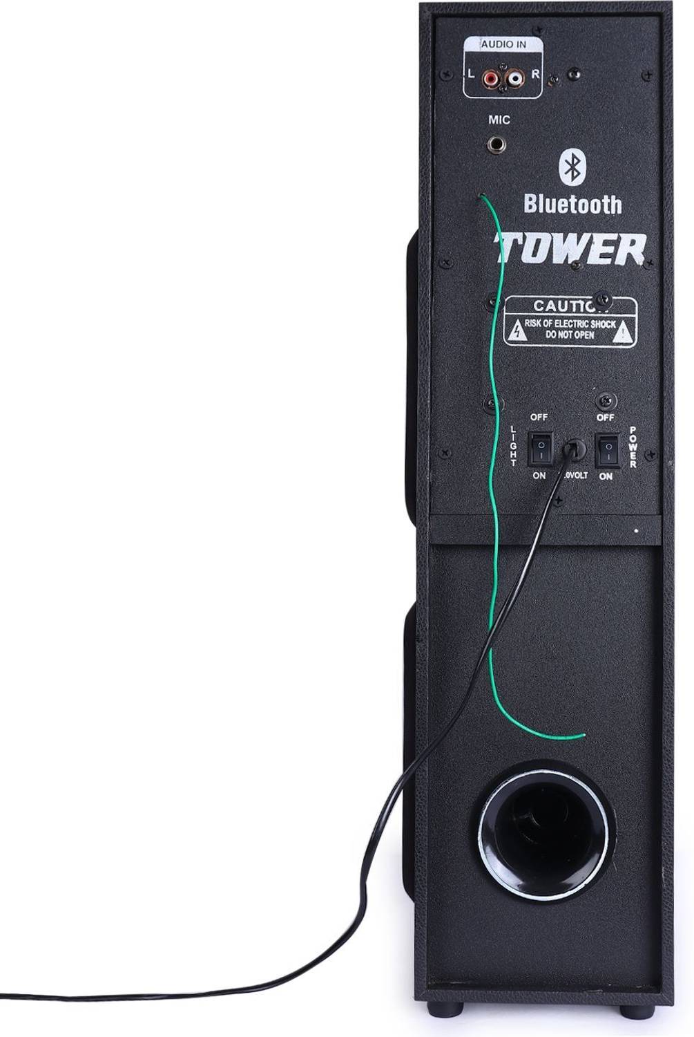 Bencley LEGACY-2 Double Woofer Bluetooth Tower Speaker with Neon - Image 2