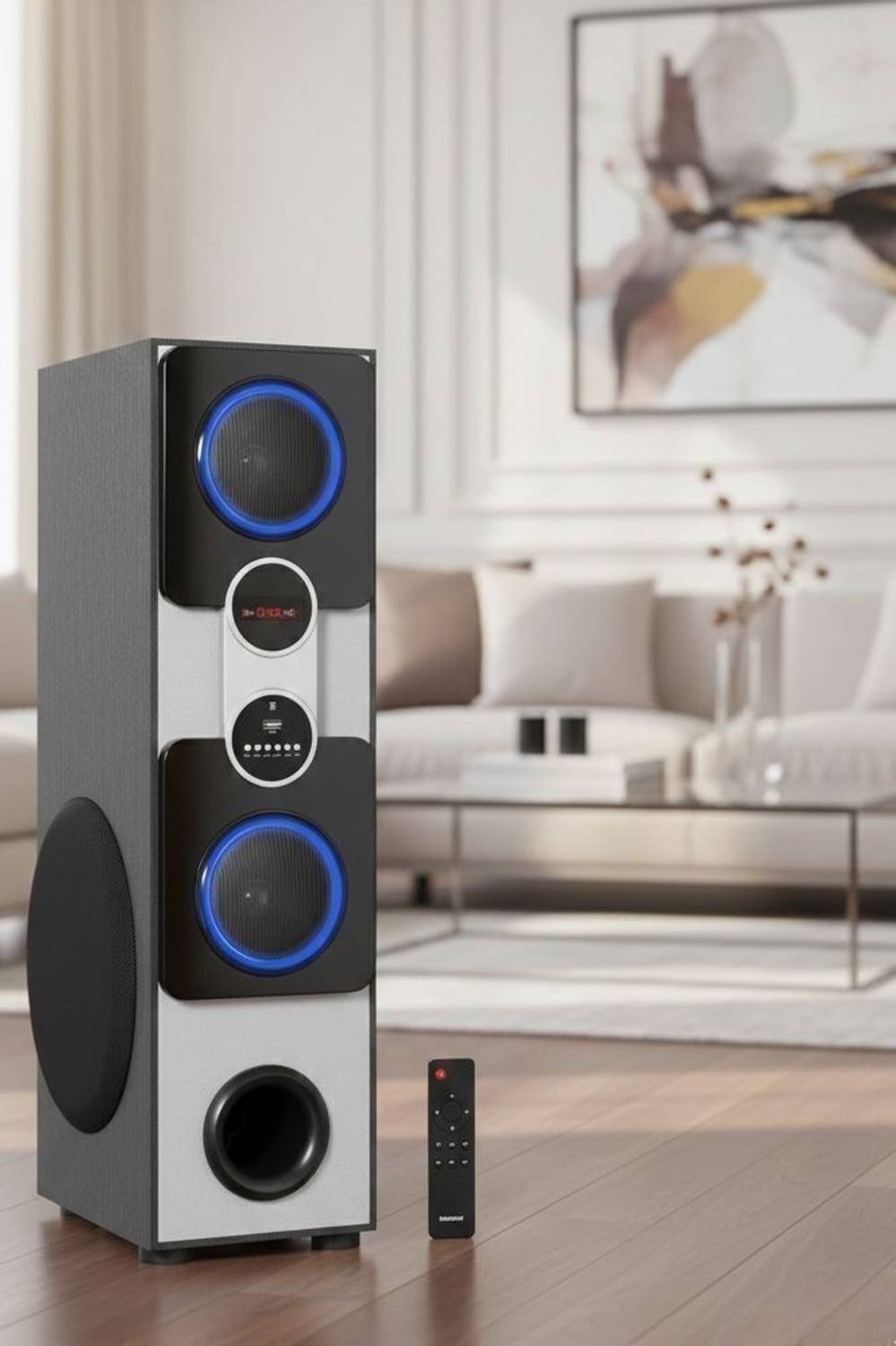 weston Chirag 8 inch 160W Bluetooth Tower Speaker - Image 4