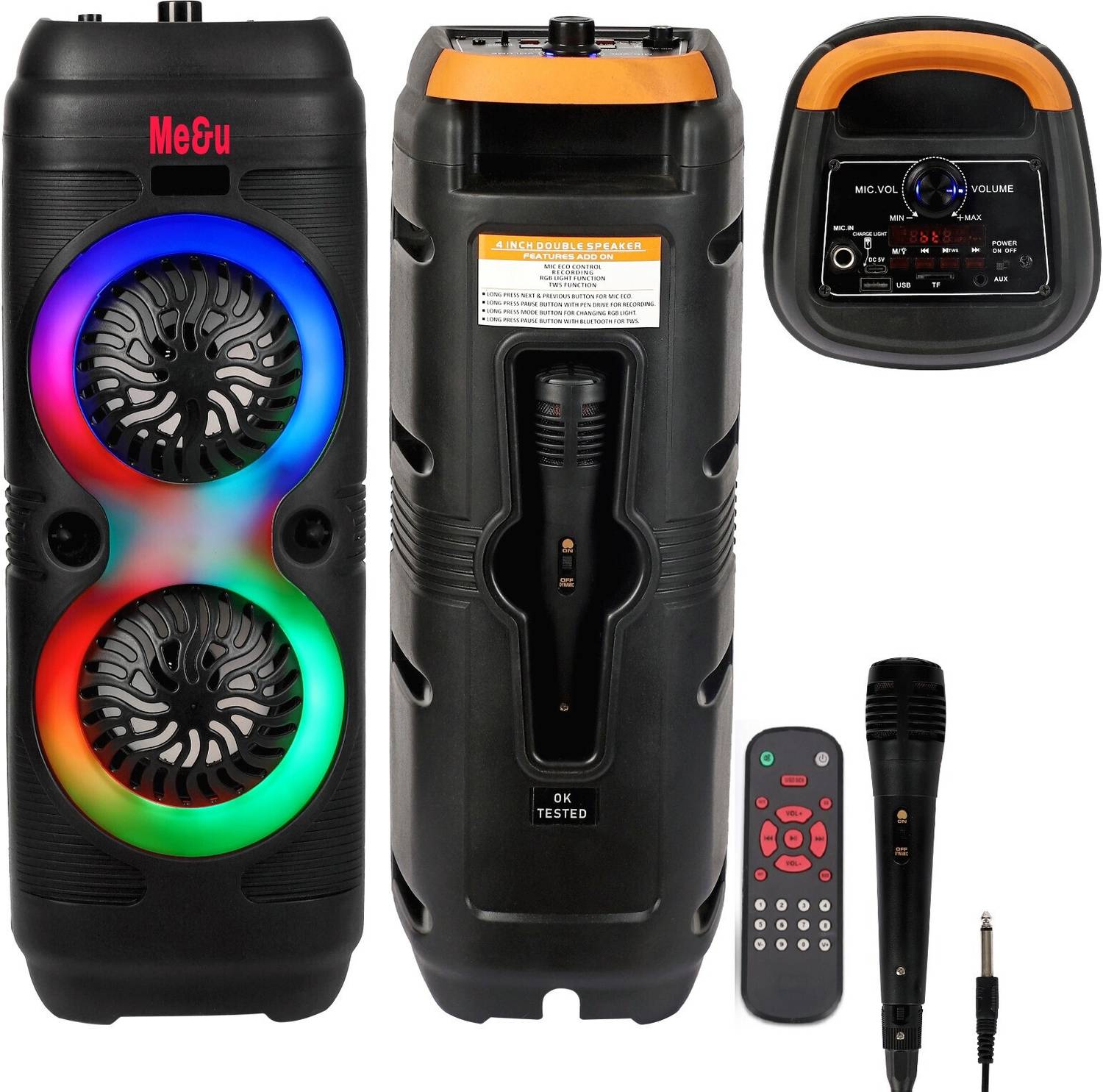 ME&U Partymatepro 10hrs BT Karaoke Speaker - Image 1