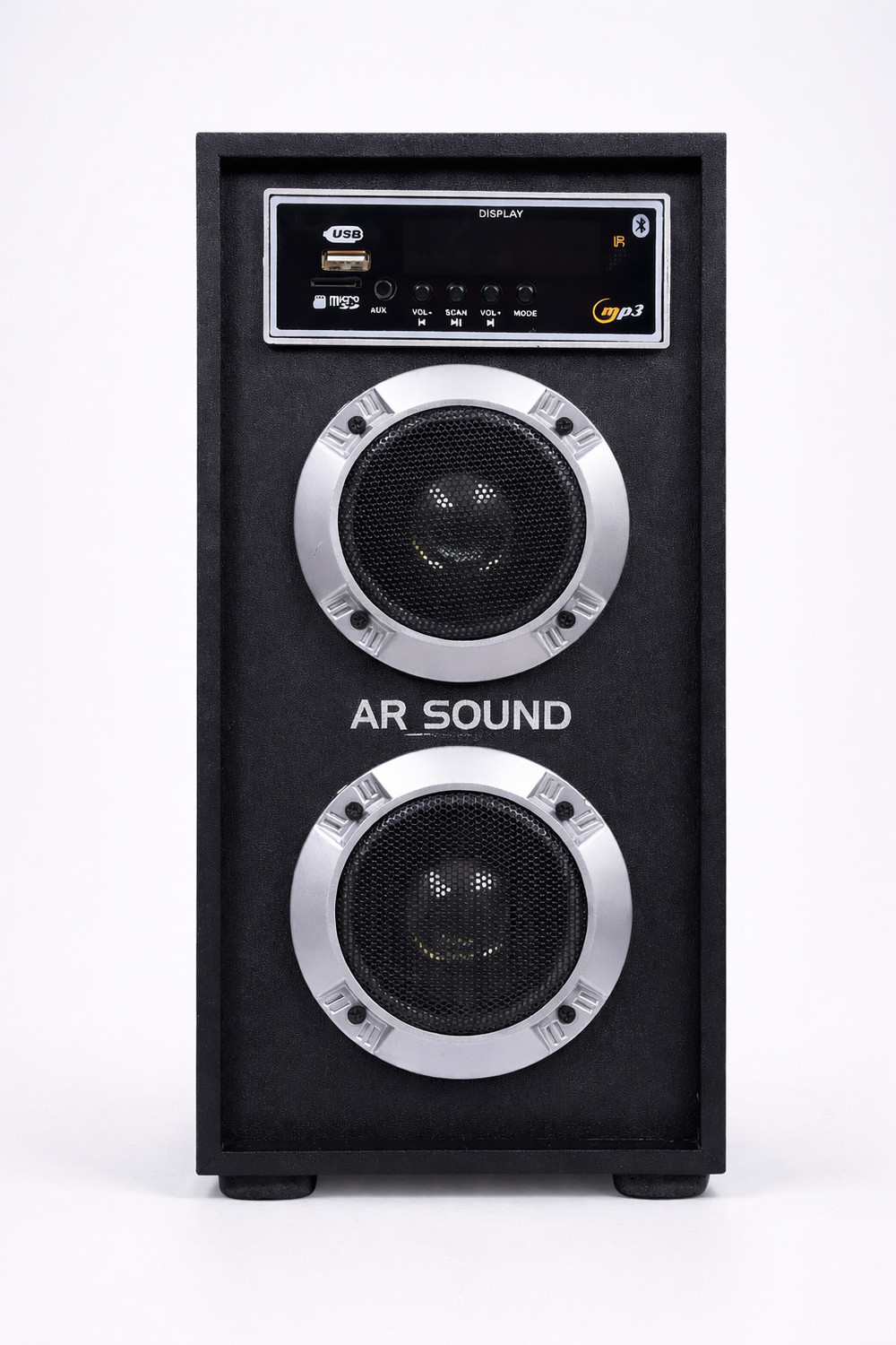 Image of ARSOUND Mini Plus 100 W Bluetooth Tower Speaker (Black, Silver, 2.1 Channel)