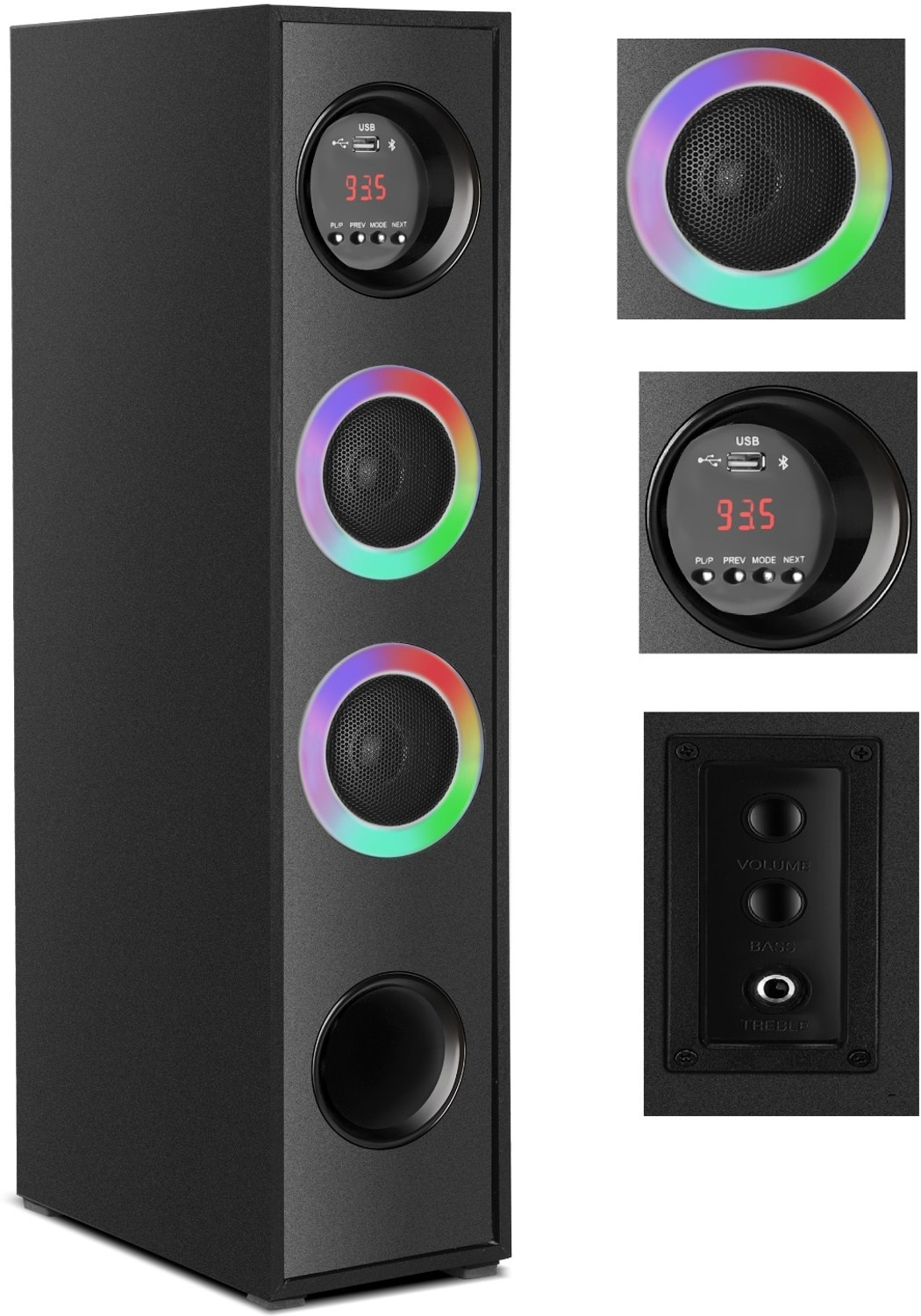 Image of liluns Dj Sound Music System Home theater 100 W Bluetooth Tower Speaker