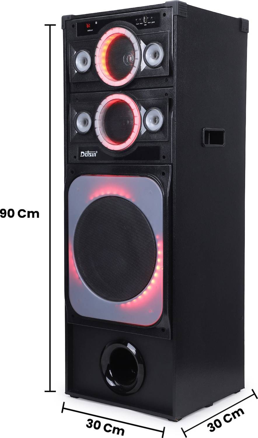 Dotsun Booaat 10inch Single Woofer Bluetooth Tower Speaker - Image 4