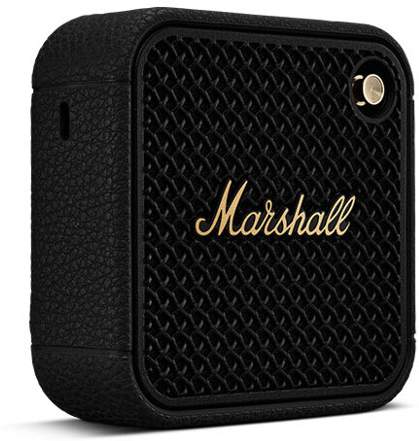 Image of Marshall Willen II Portable with 17+ Hours of Portable Playtime, Dust & Waterproof (IP67) 10 W Bluetooth Speaker (Black & Brass, Mono Channel)