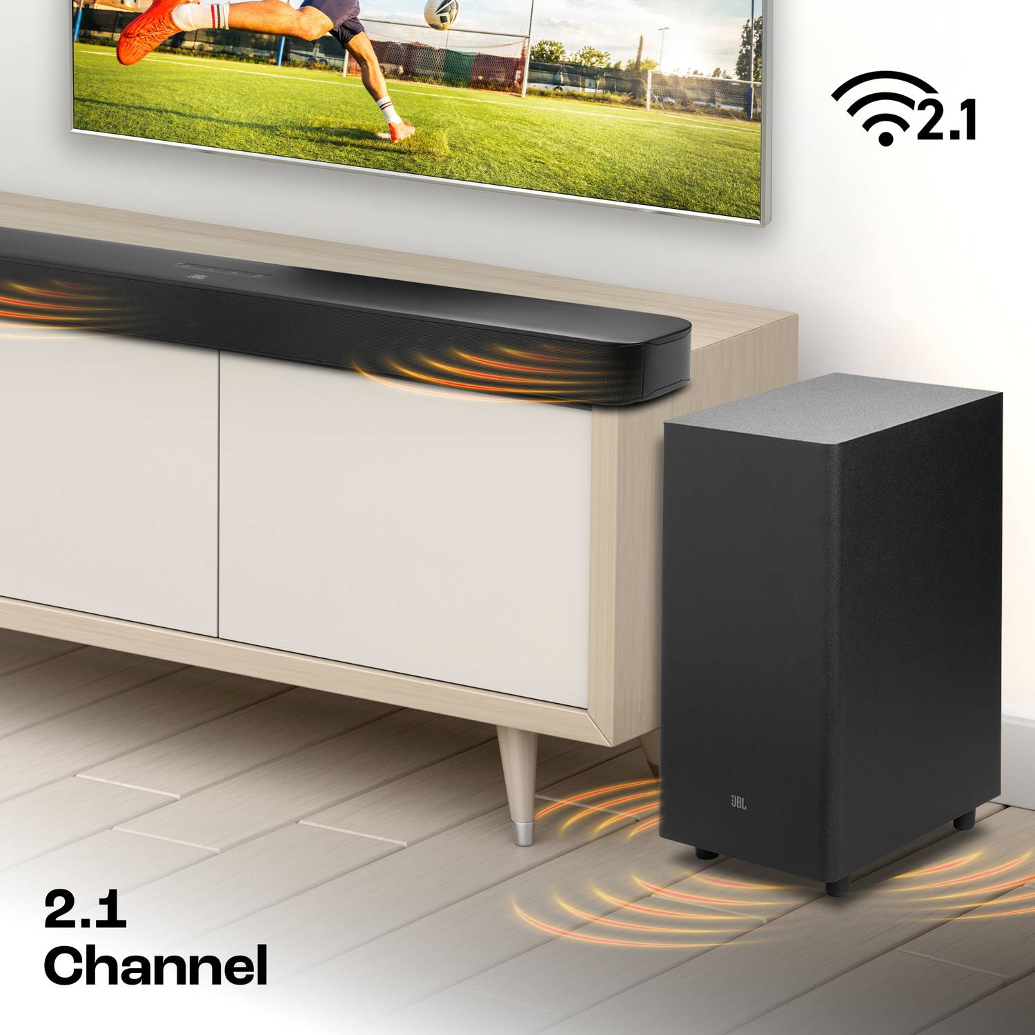 JBL Bar 2.1 Essential Soundbar with Wireless Subwoofer - Image 4
