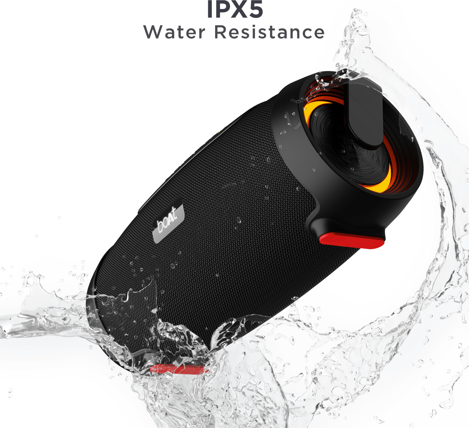 Image of boAt Stone 1450 with RGB LEDs, TWS Feature & IPX5 Water Resistance 40 W Bluetooth Speaker