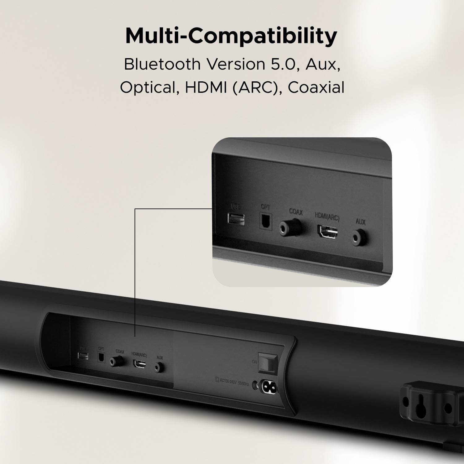 boAt Aavante Bar 1850D 220W Bluetooth Soundbar - Image 4