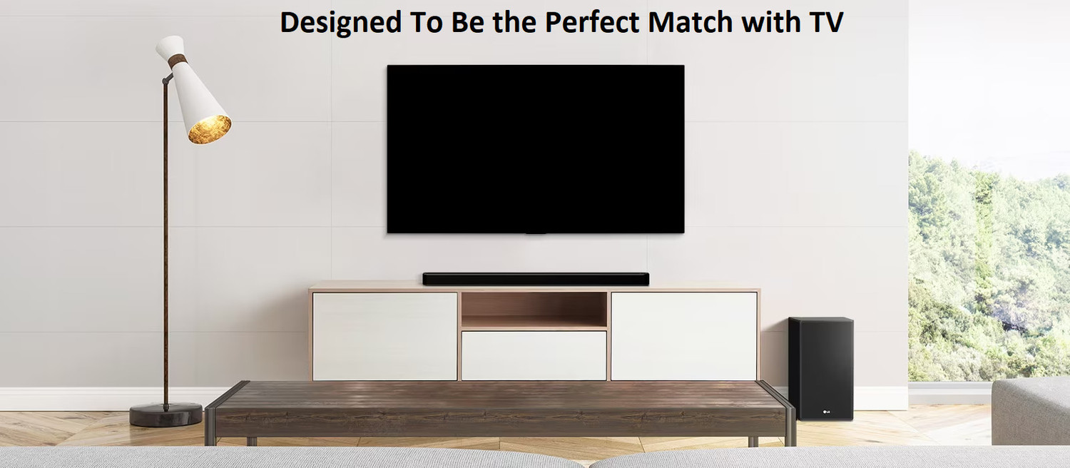Image of LG SP8A, with Meridian, Dolby Atmos, (Control) and Airplay 2 400 W Bluetooth Soundbar