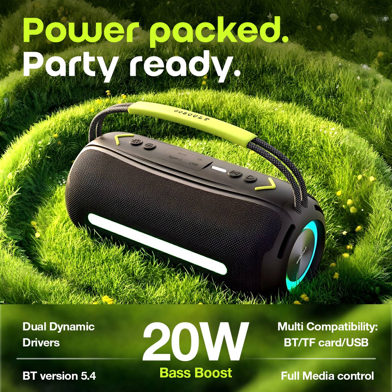 GOBOULT Groove 20W Bluetooth Speaker - Image 2