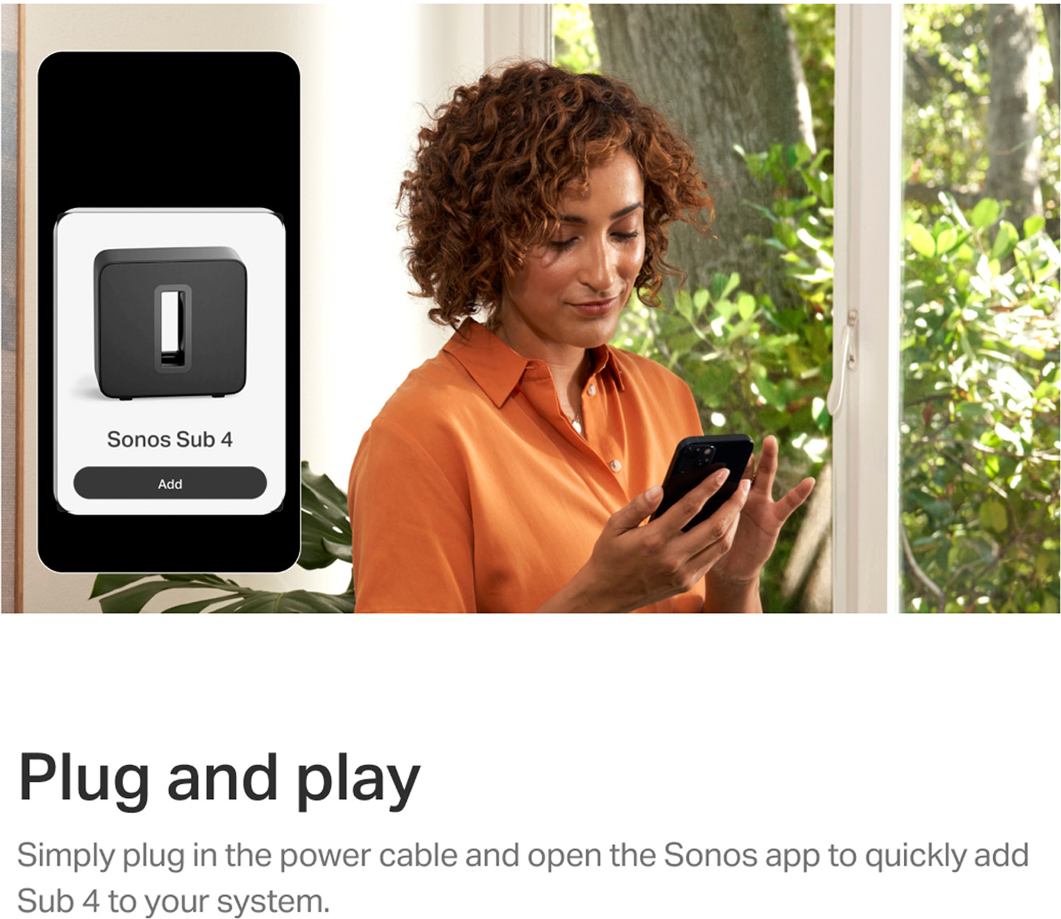 Image of Sonos Sub 4 - Premium Wireless Subwoofer 120 W Bluetooth Home Audio Speaker