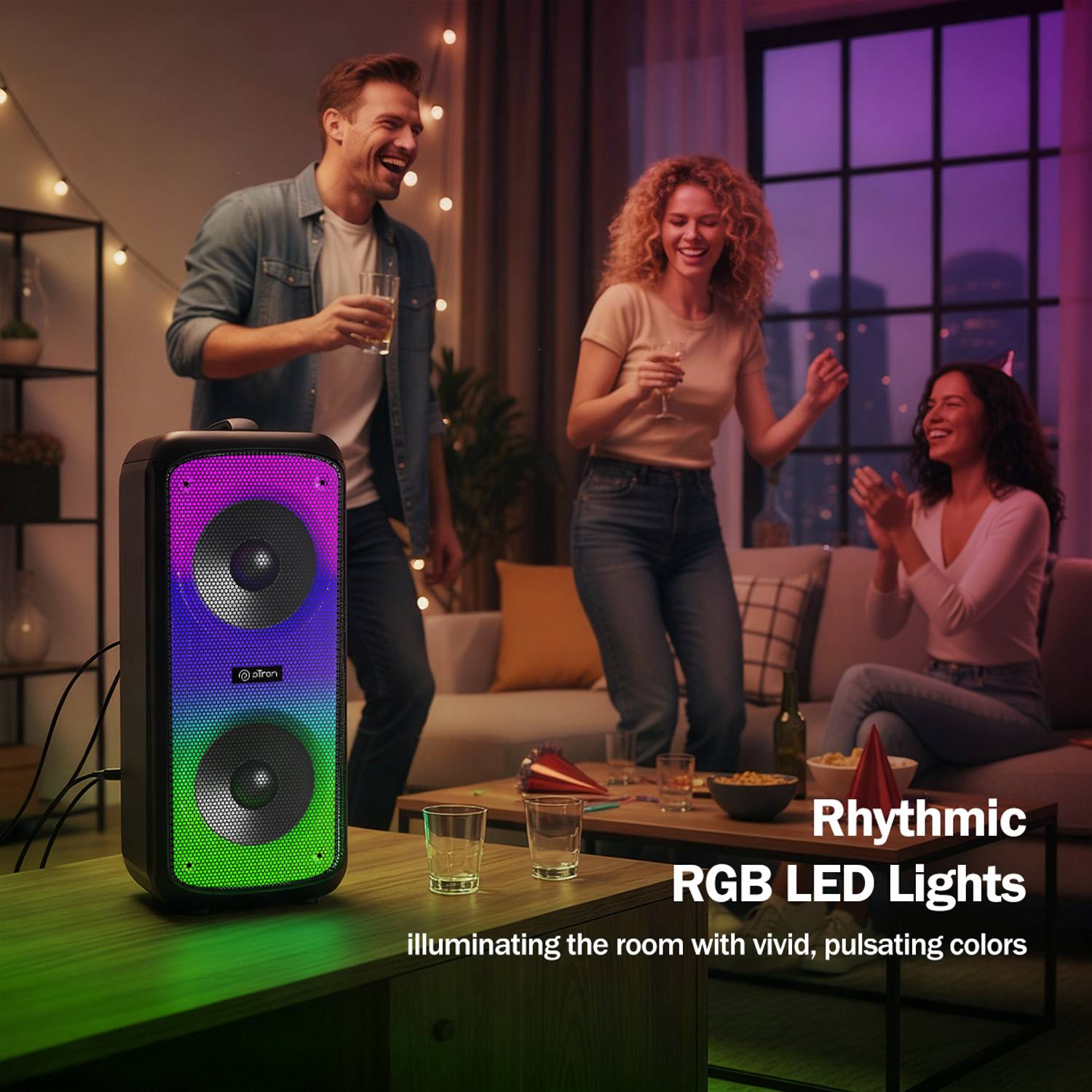 PTron Fusion Beats 48W Bluetooth Speaker - Image 4