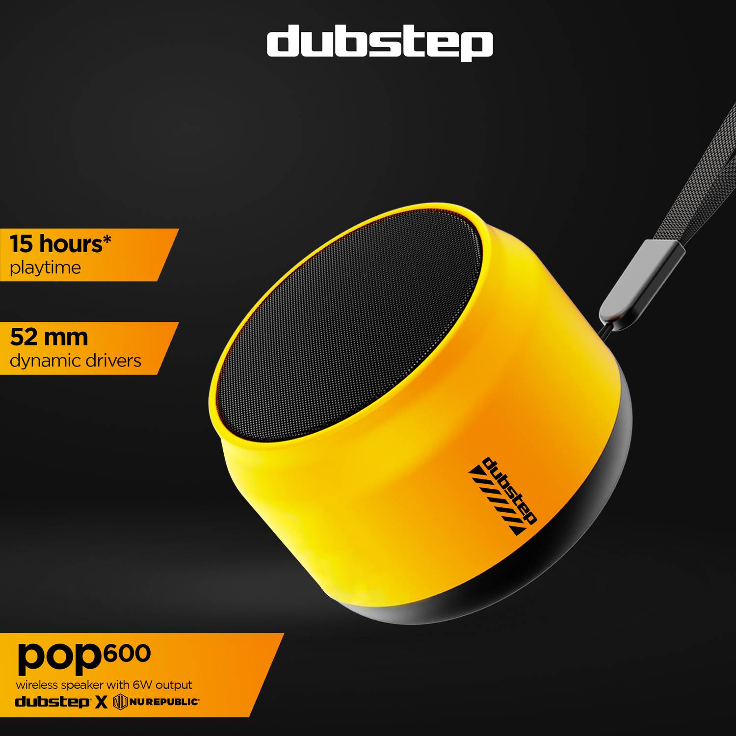 Dubstep Pop 600 6W Bluetooth Speaker - Image 2