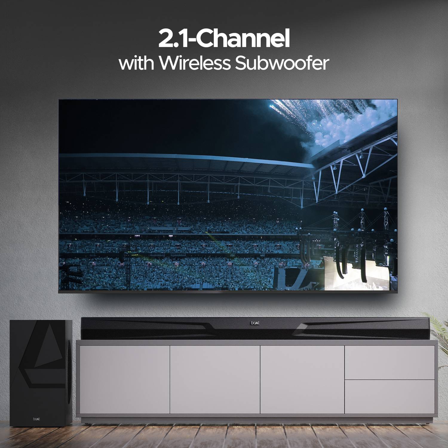boAt Bar Quake Pro/Aavante 2.1 2450 Bluetooth Soundbar - Image 2