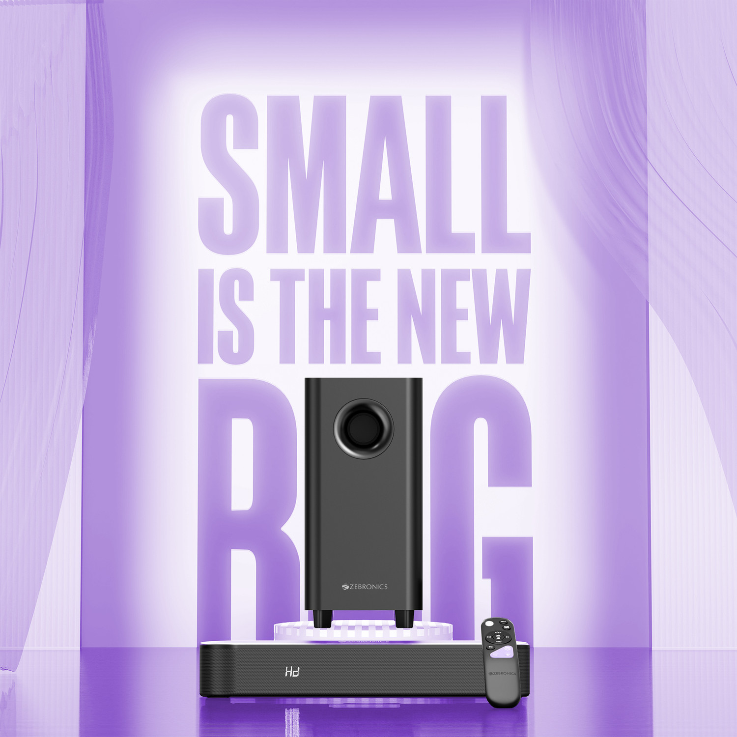 Image of ZEBRONICS Zeb-Juke Bar 9580C 320 W Bluetooth Soundbar