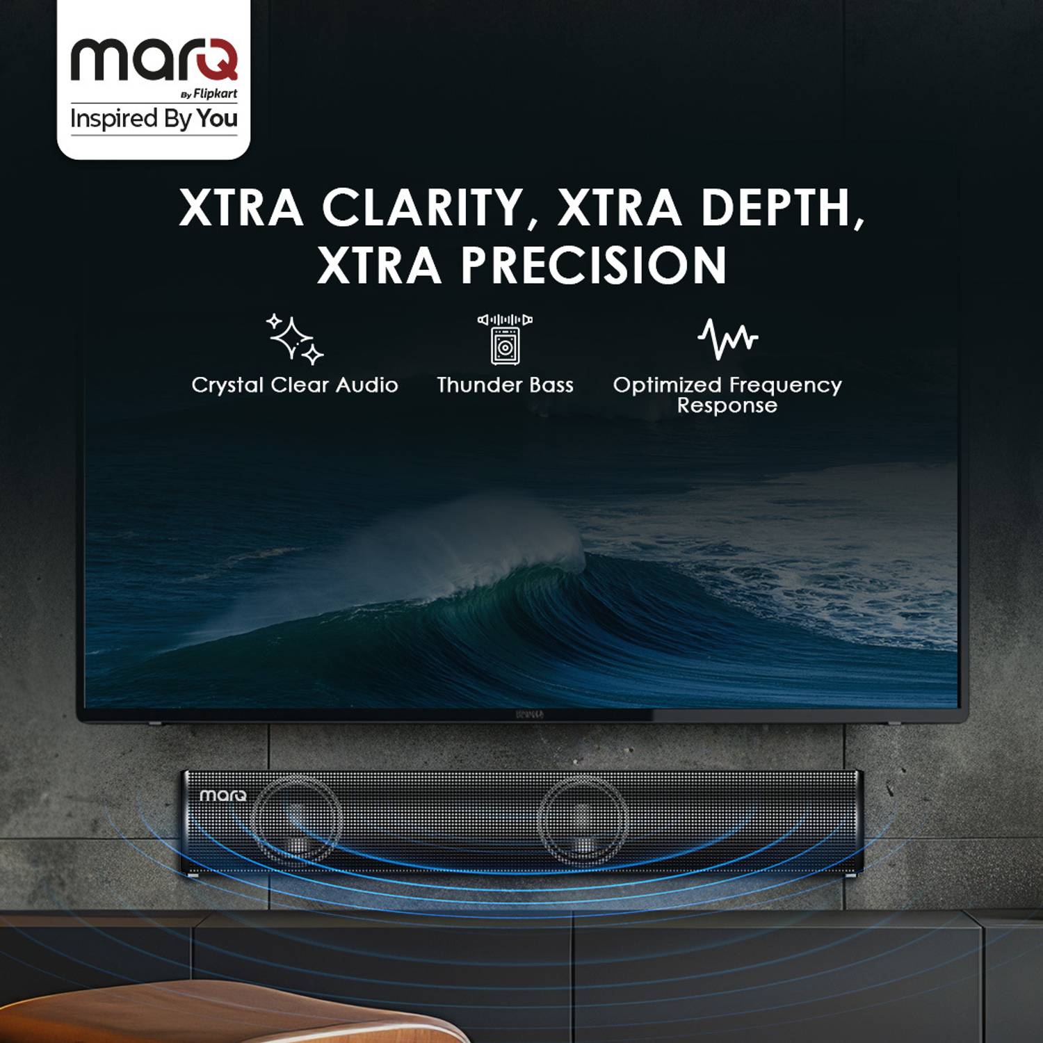 MarQ Thunder 60 60W 2.1 Channel Soundbar - Image 3