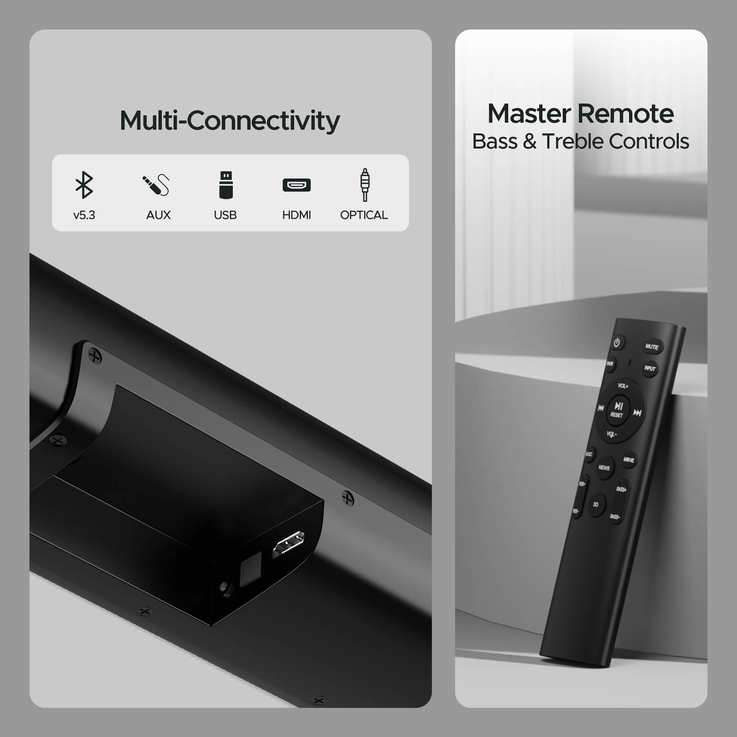 boAt Bar Quake Pro/Aavante 2.1 2450 Bluetooth Soundbar - Image 5