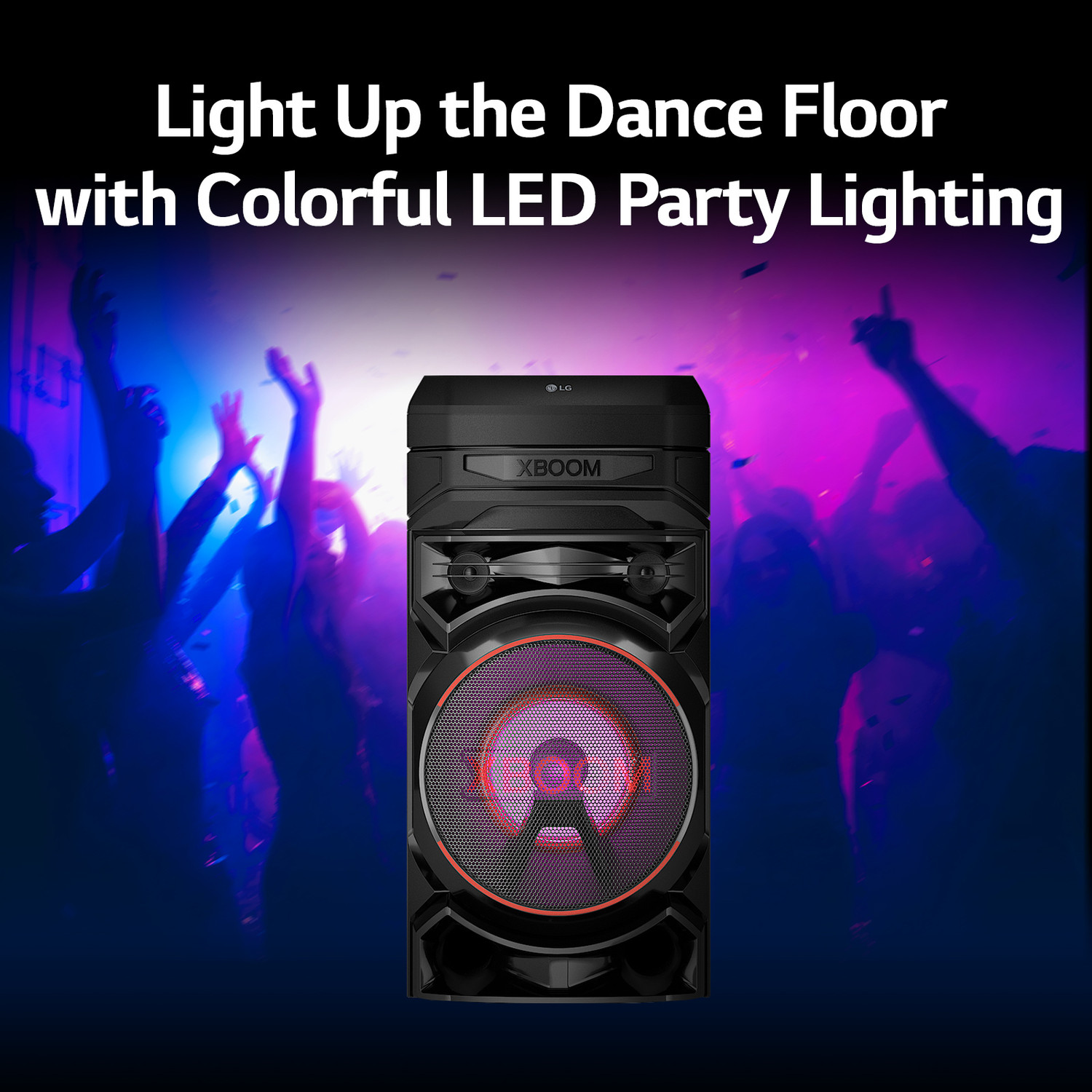 Image of LG RNC5, Powerful sound, Deep Bass, Mic & Guitar input karaoke Bluetooth Party Speaker