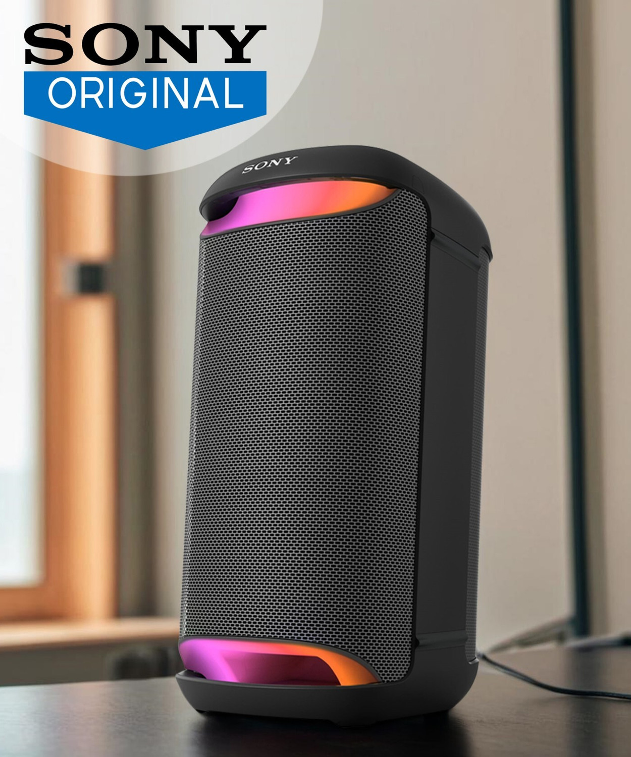 Image of SONY SRS-XV500 Powerful bass,25Hrs Batt,Mega Bass,Lightning,Guitar & MIC,Portable Bluetooth Party Speaker