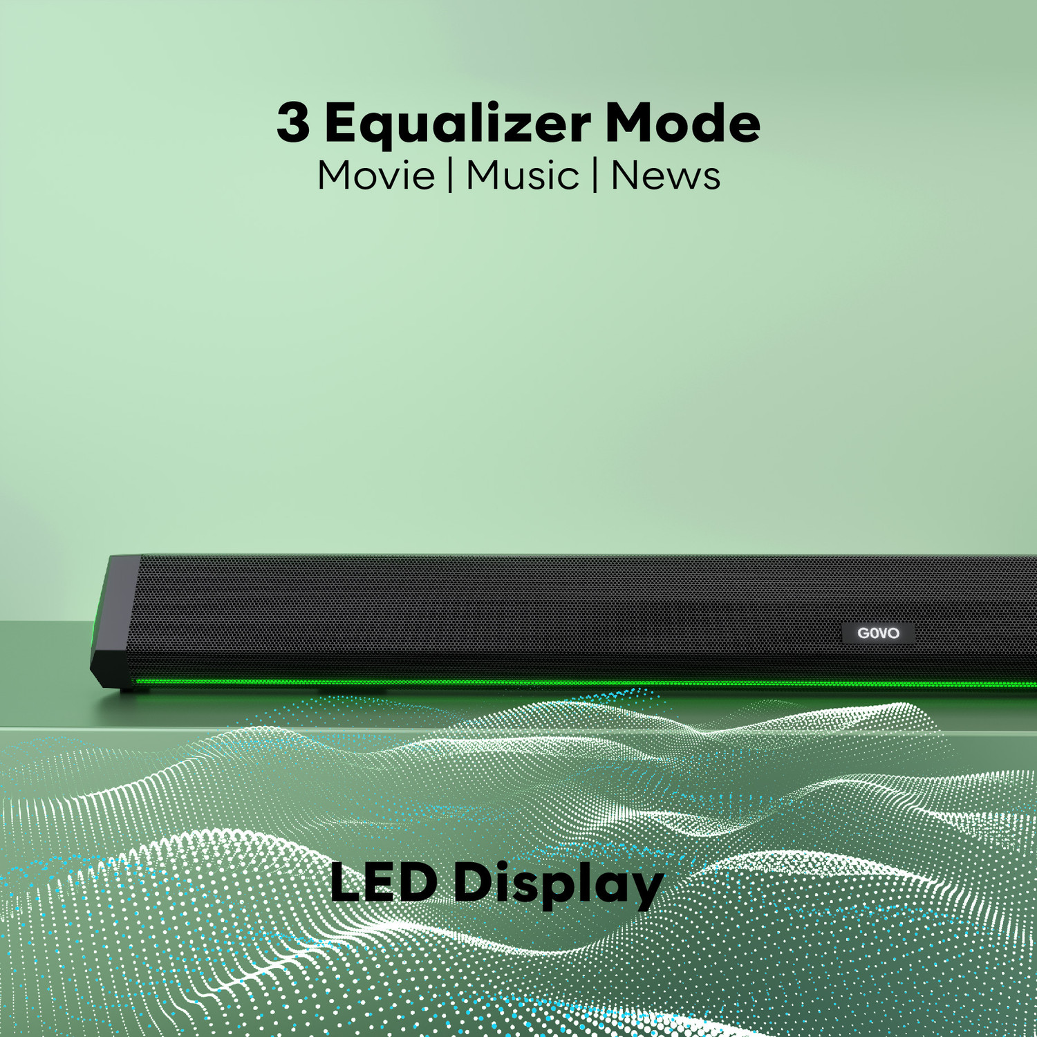 Image of GOVO GOSURROUND 900 | 2.1 with 6.5'' Wired Subwoofer 200 W Bluetooth Soundbar