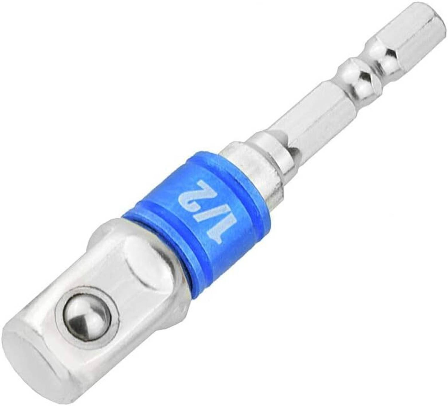 AASONS Wrench Socket Adapter Drill Bit Hex Shank 1/2"SD with Steel Balls Speeder Tool