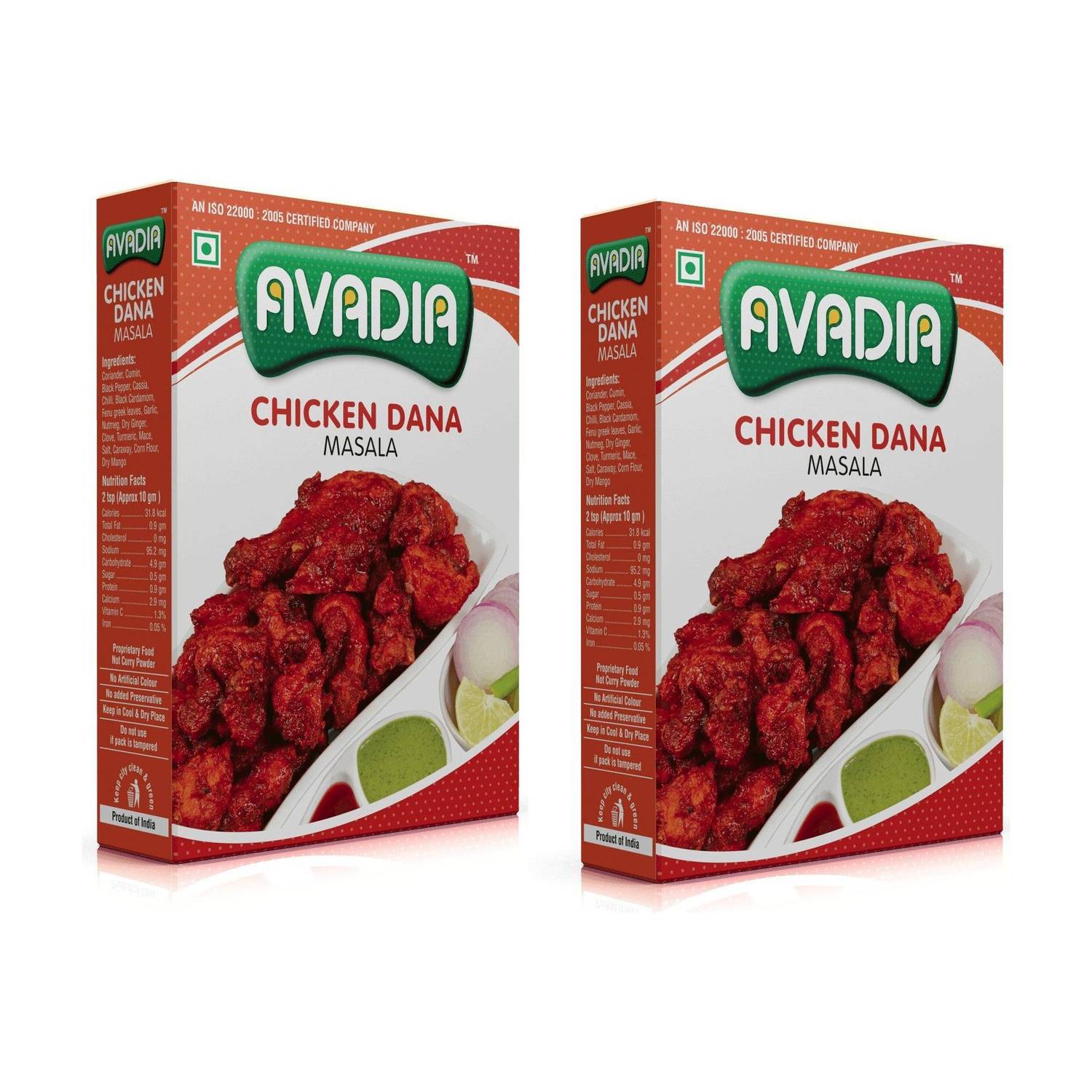 AVADIA Chicken Dana Masala (100 gm)X2