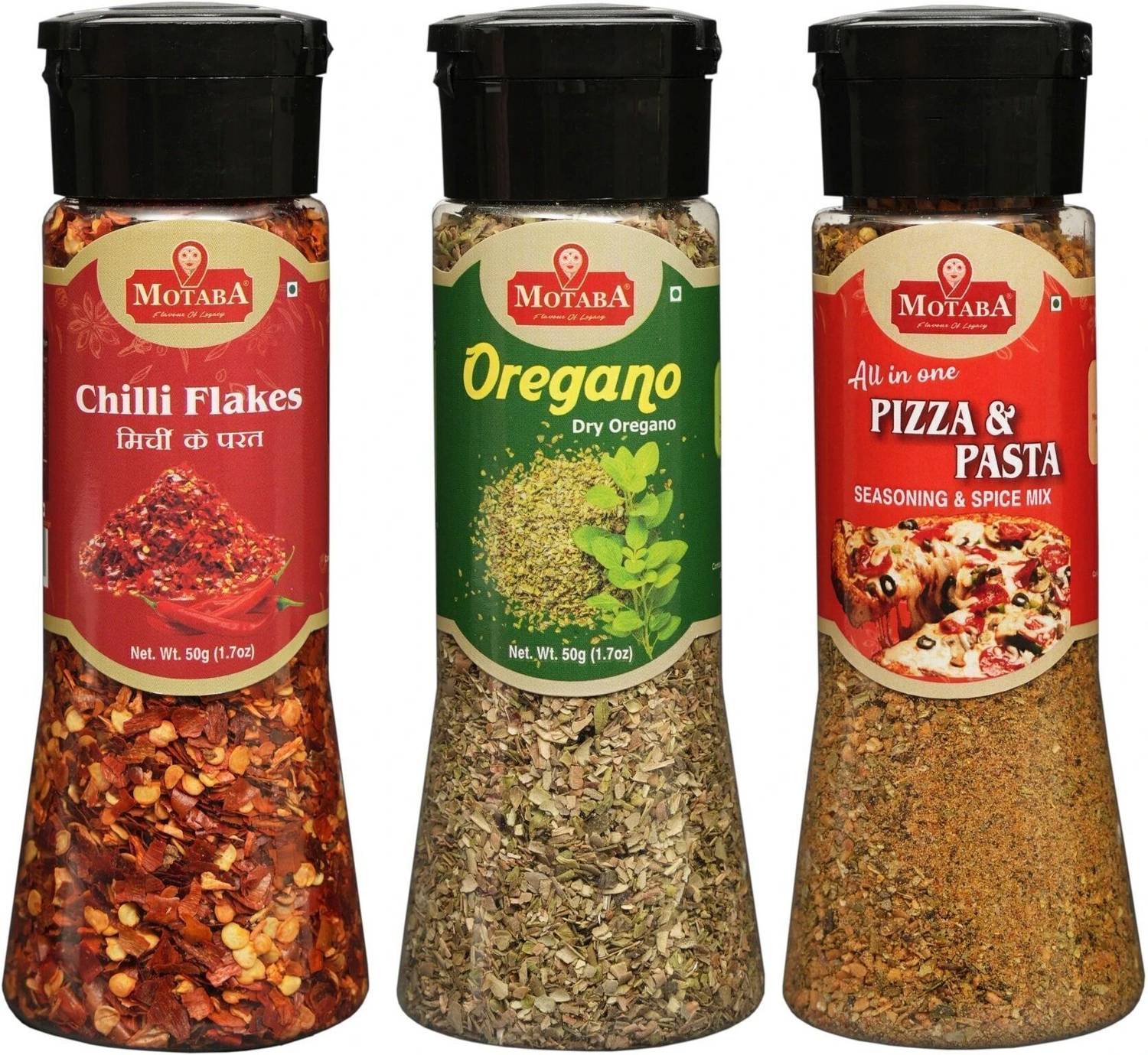 motaba masala Italian Pizza Seasoning(70Grams), Chilli Flakes and