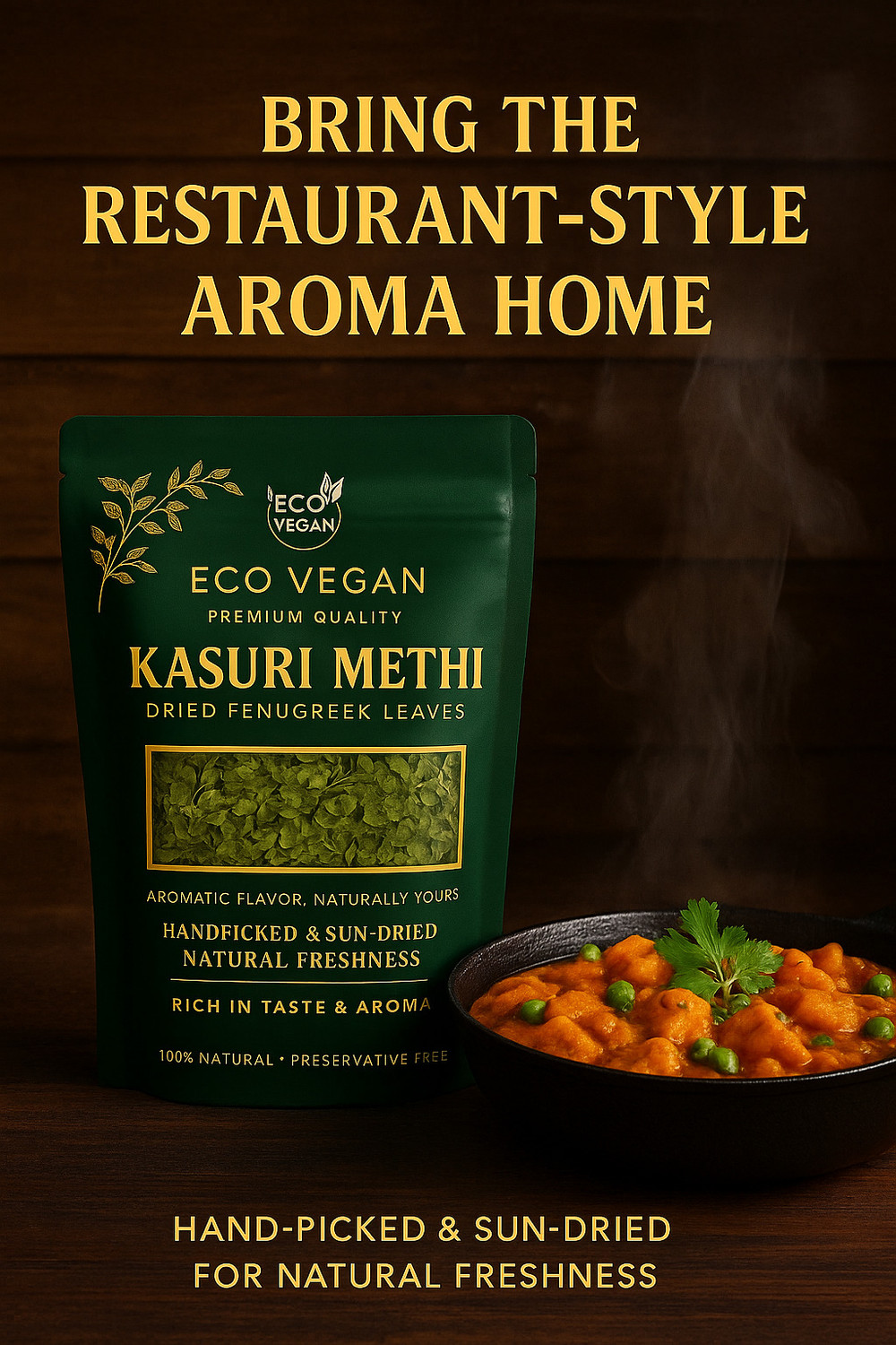 Image of eco vegan Pure & Natural Kasuri Methi 1kg