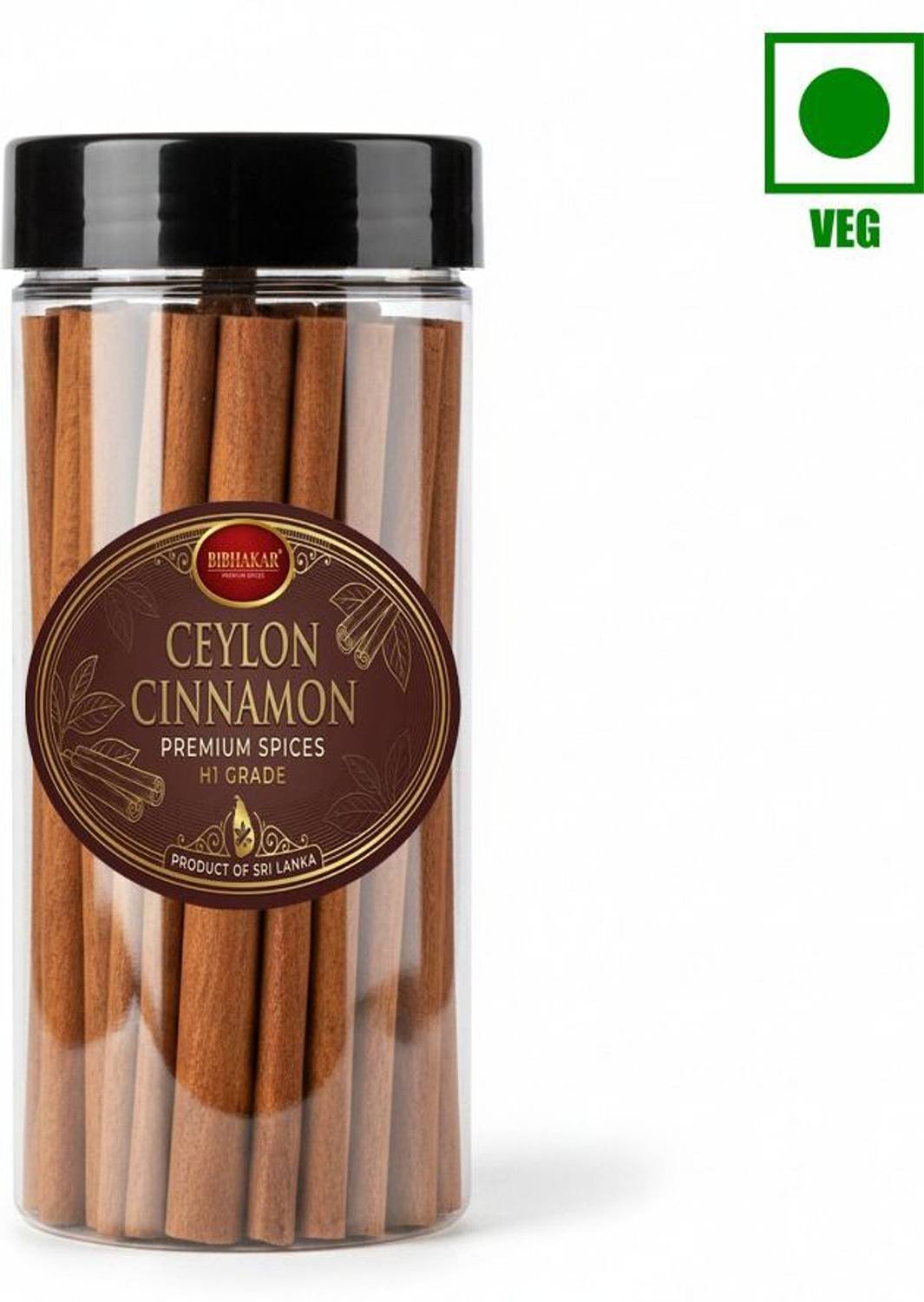 Bibhakar Dalchini Sticks (Quills) - Aromatic Ceylon Cinnamon 2 Quills
