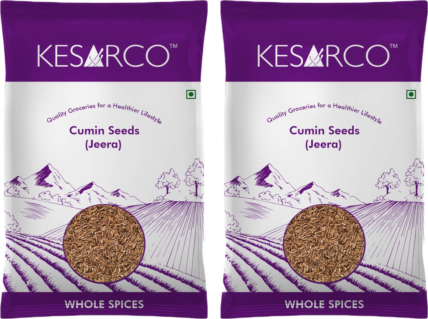 KESARCO Cumin (Jeera) Seeds - Whole (Jeera Sabut)