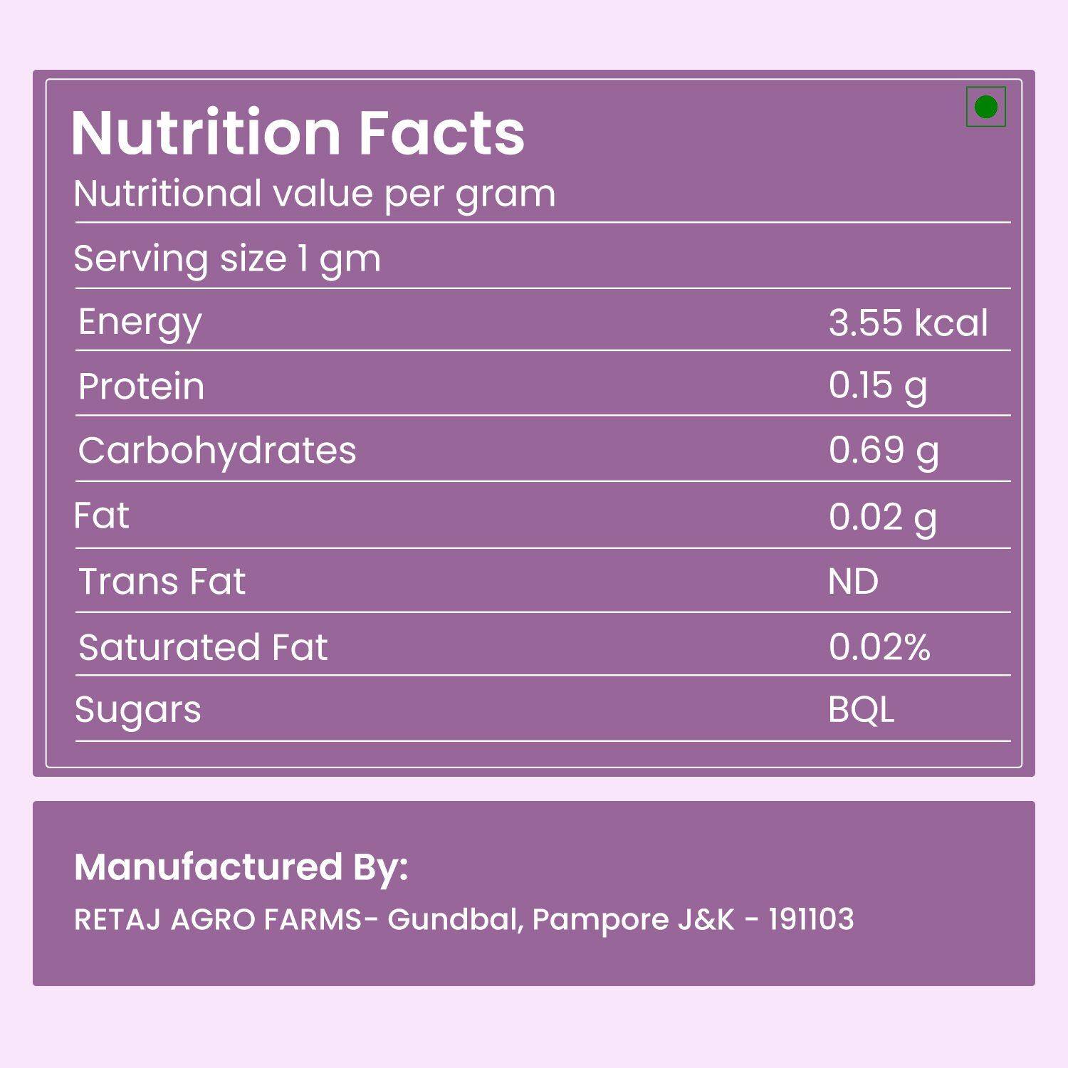 Herbalmax Kashmiri Saffron 100% Natural - Image 4
