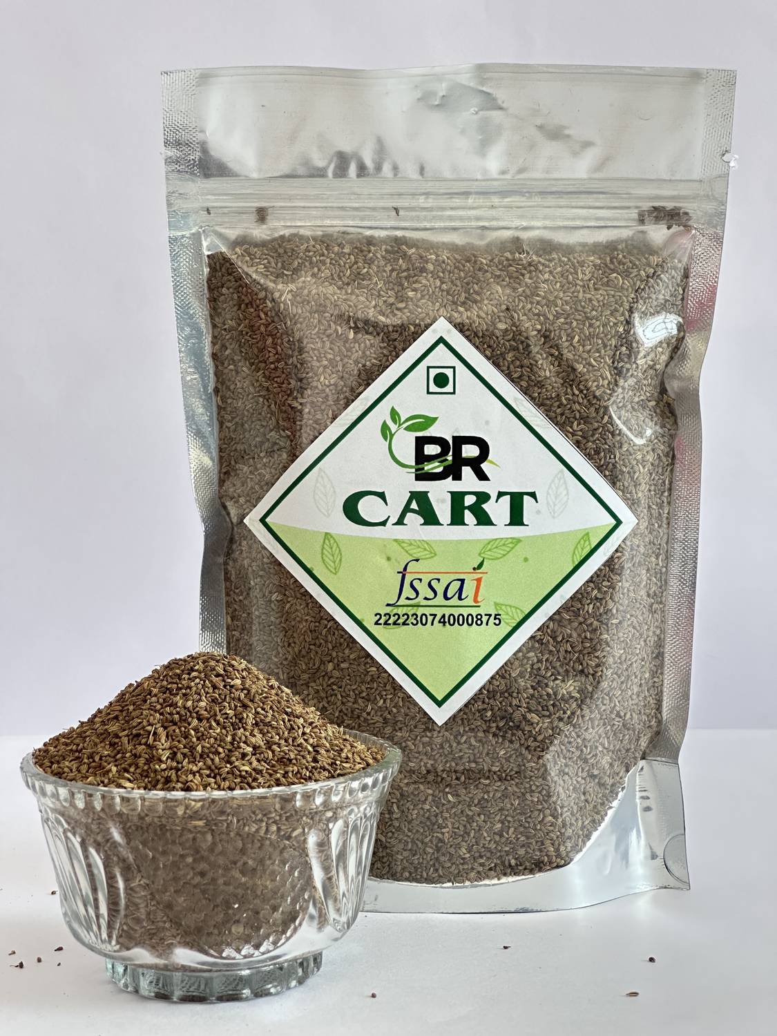 BR CART Ajwain Sabut | Organic Ajwain | Carom Seeds | Ajamo | Ajma | Vaamu | Ooman