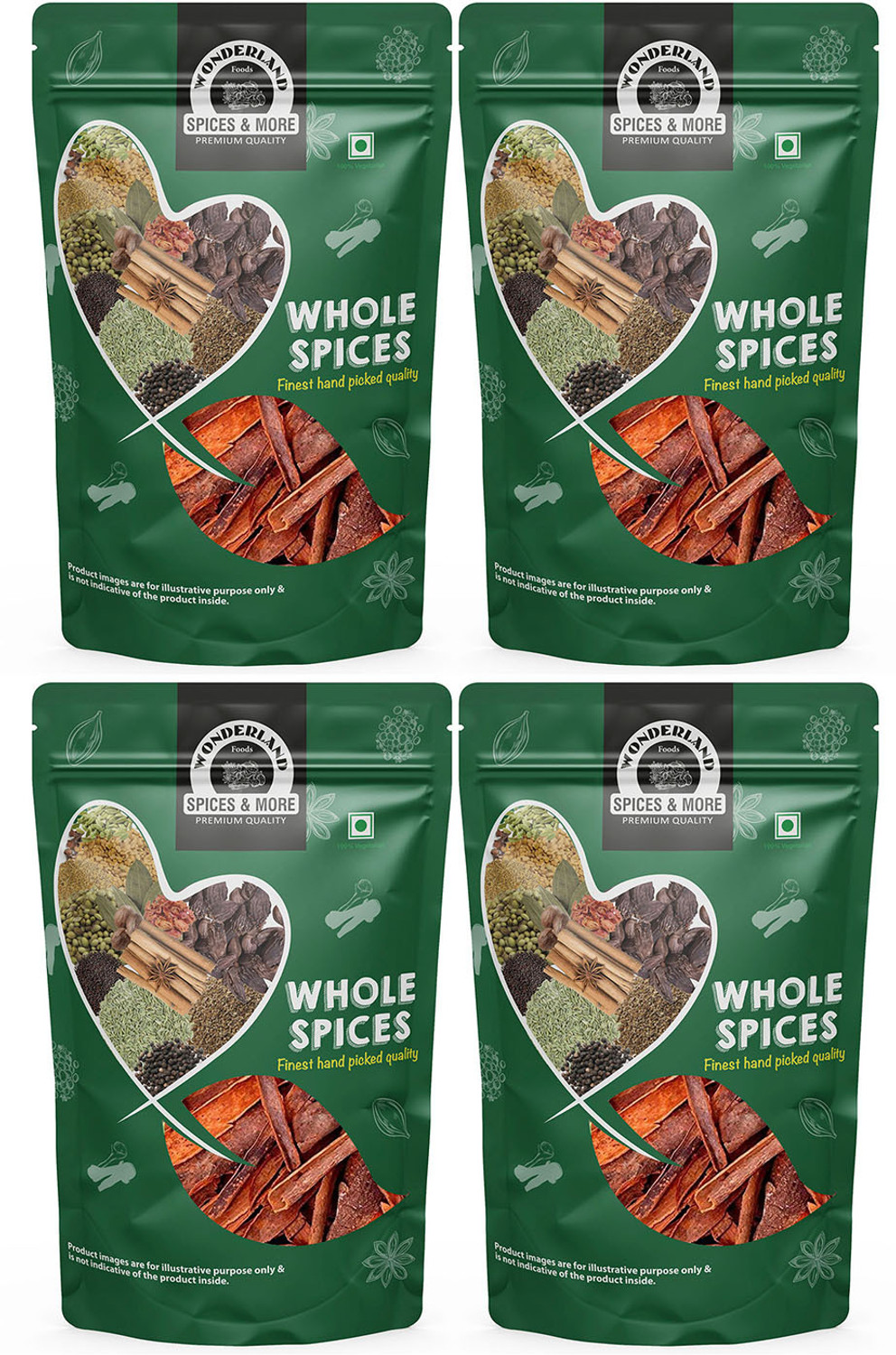 Image of WONDERLAND Foods Premium Quality Whole Cinnamon (Dalchini)