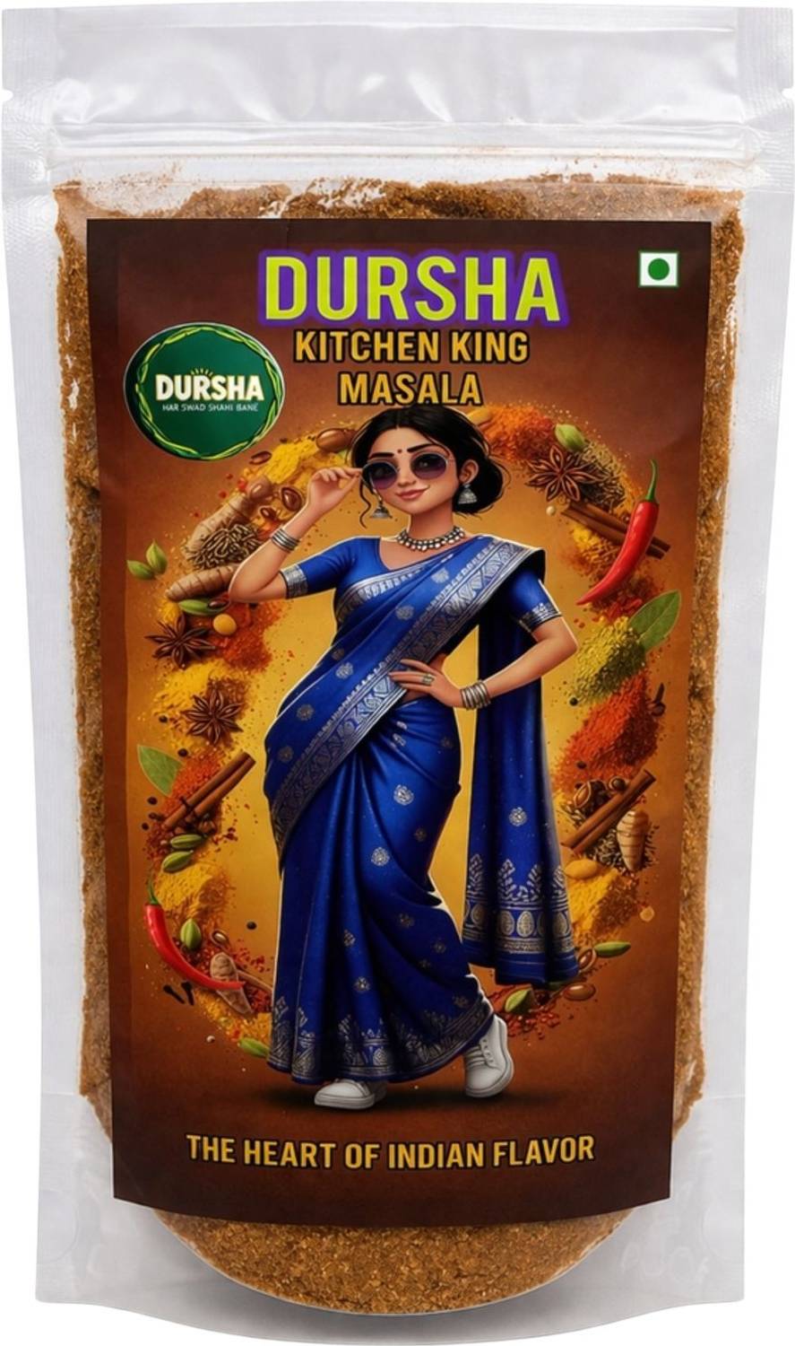 Dursha Premium Kitchen King Masala Authentic Indian Spice Blend A