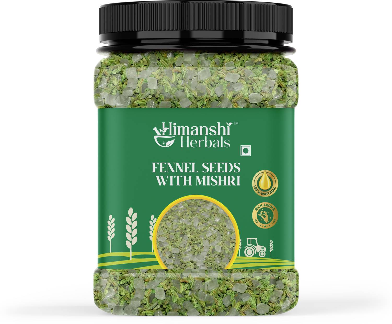 HIMANSHI HERBALS Pure and Natural Saunf and Mishri | Mouth Freshn... more