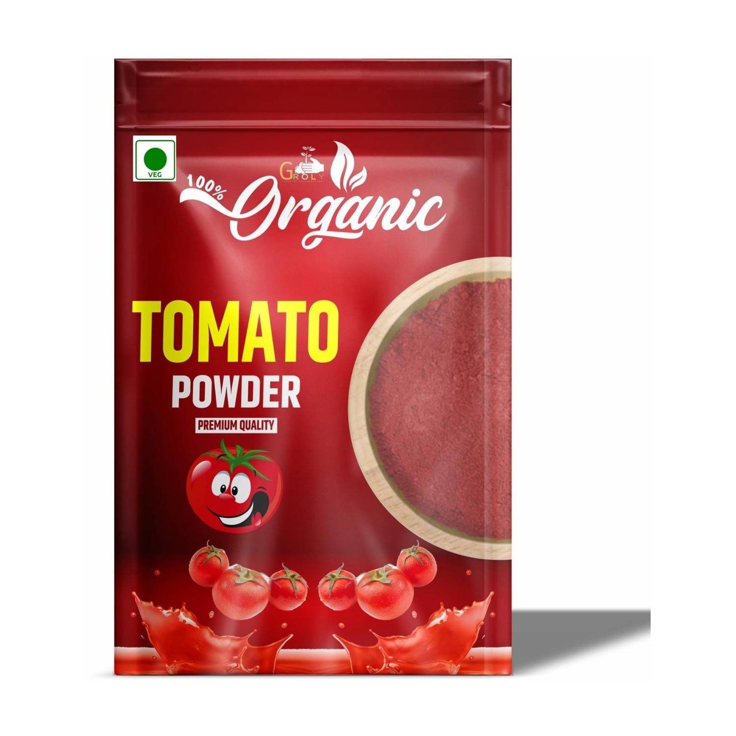 Groly 100% Organic Tomato Powder 100g - Image 1