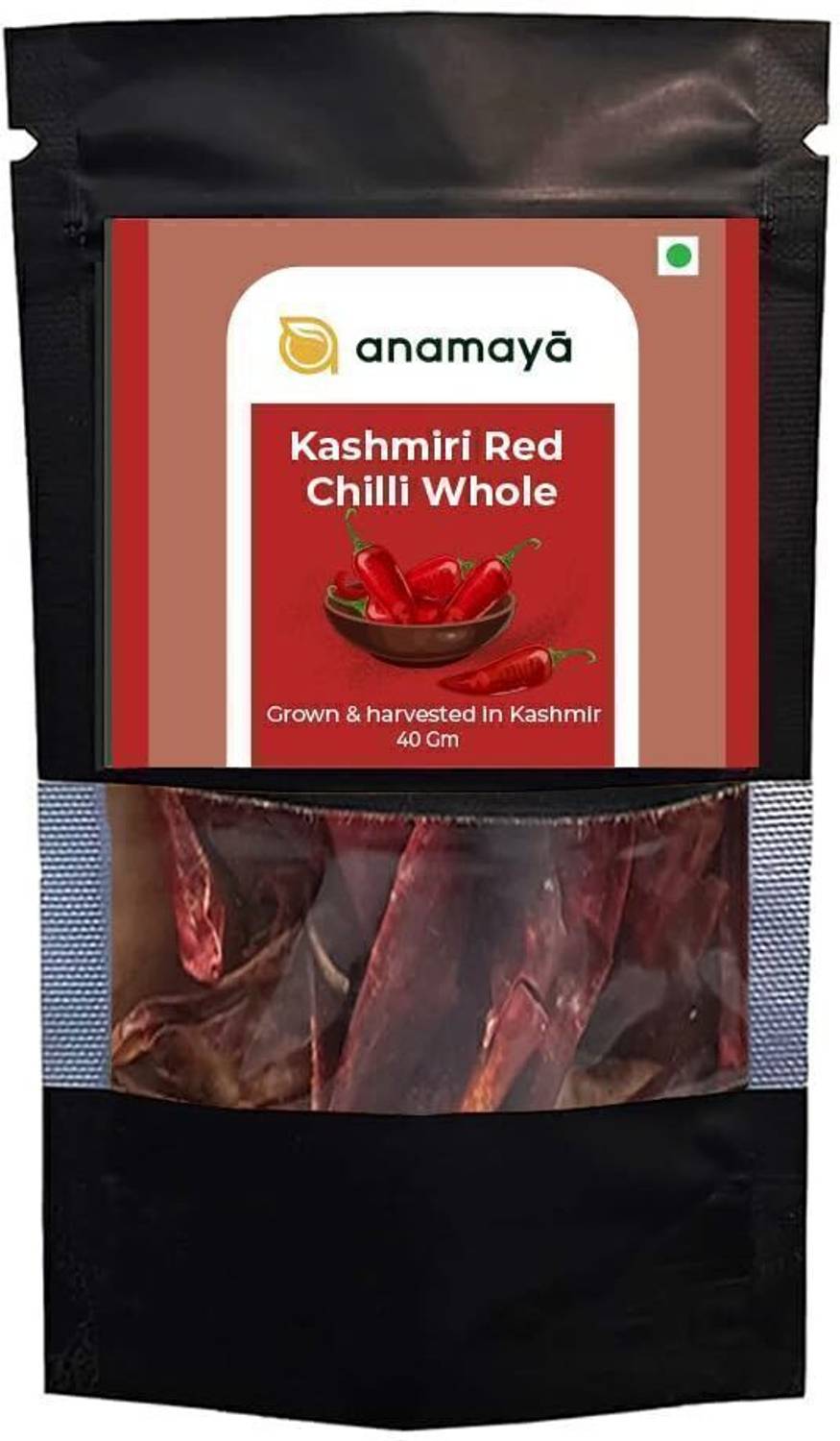 Anamaya Kashmiri Red Chilli Whole | Kashmiri Laal Mirch Sabut