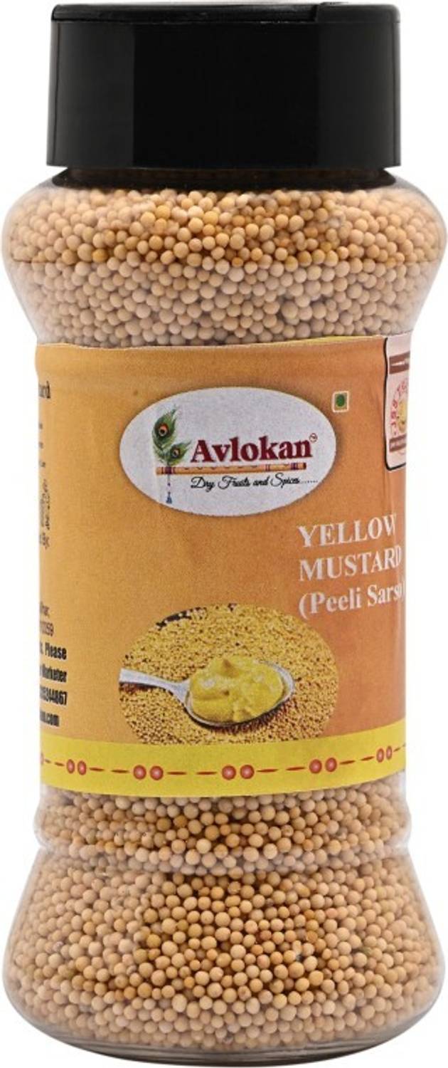 Avlokan Natural Fresh Mustard Seeds Peeli Sarso